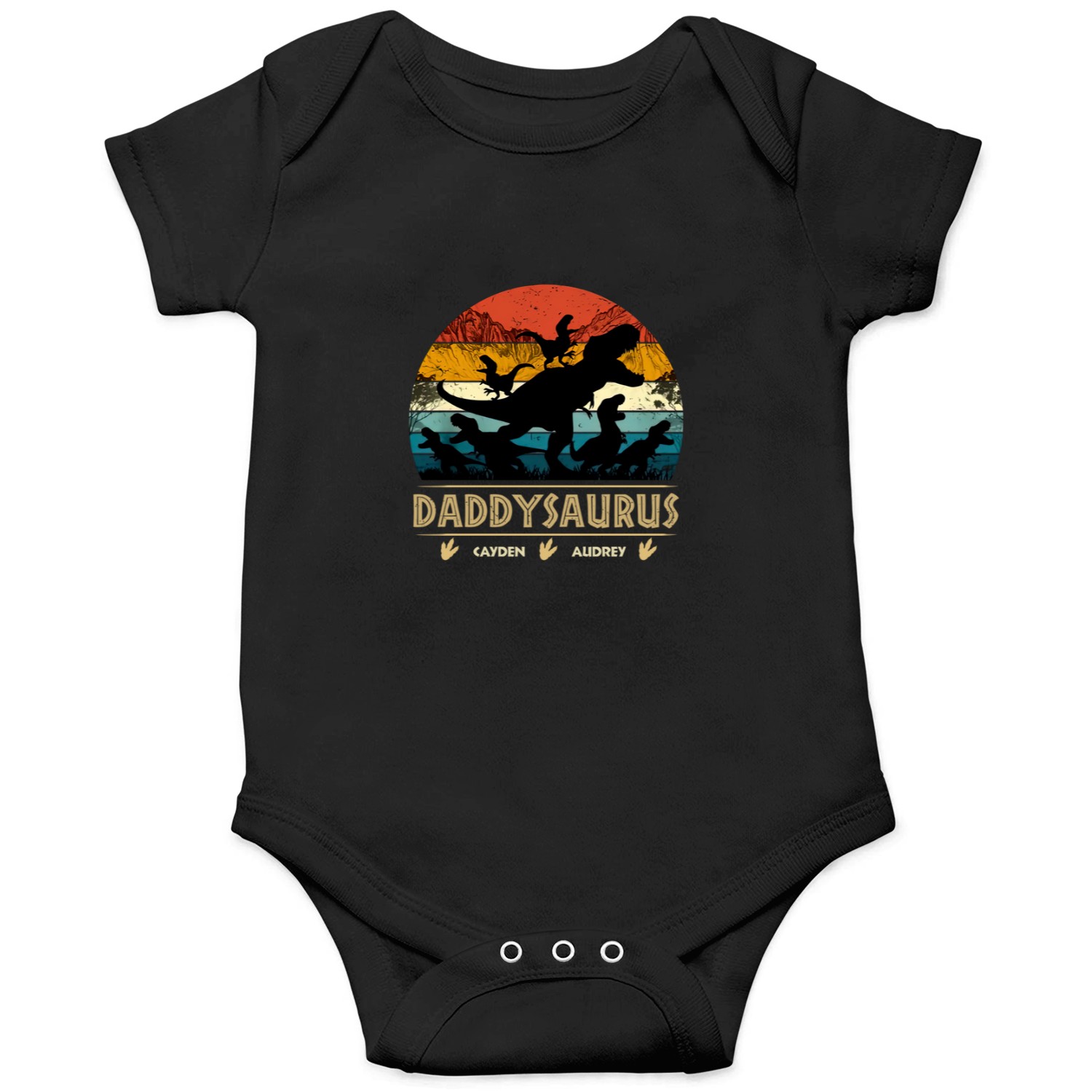 Discover Don't Mess With Daddysaurus - Family Personalized Custom Unisex Onesies