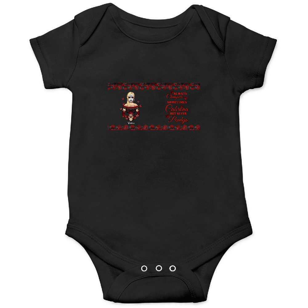 Discover Always Chingona Sometimes Cabrona Custom Mother's Day Personalized Glass Cup Onesies