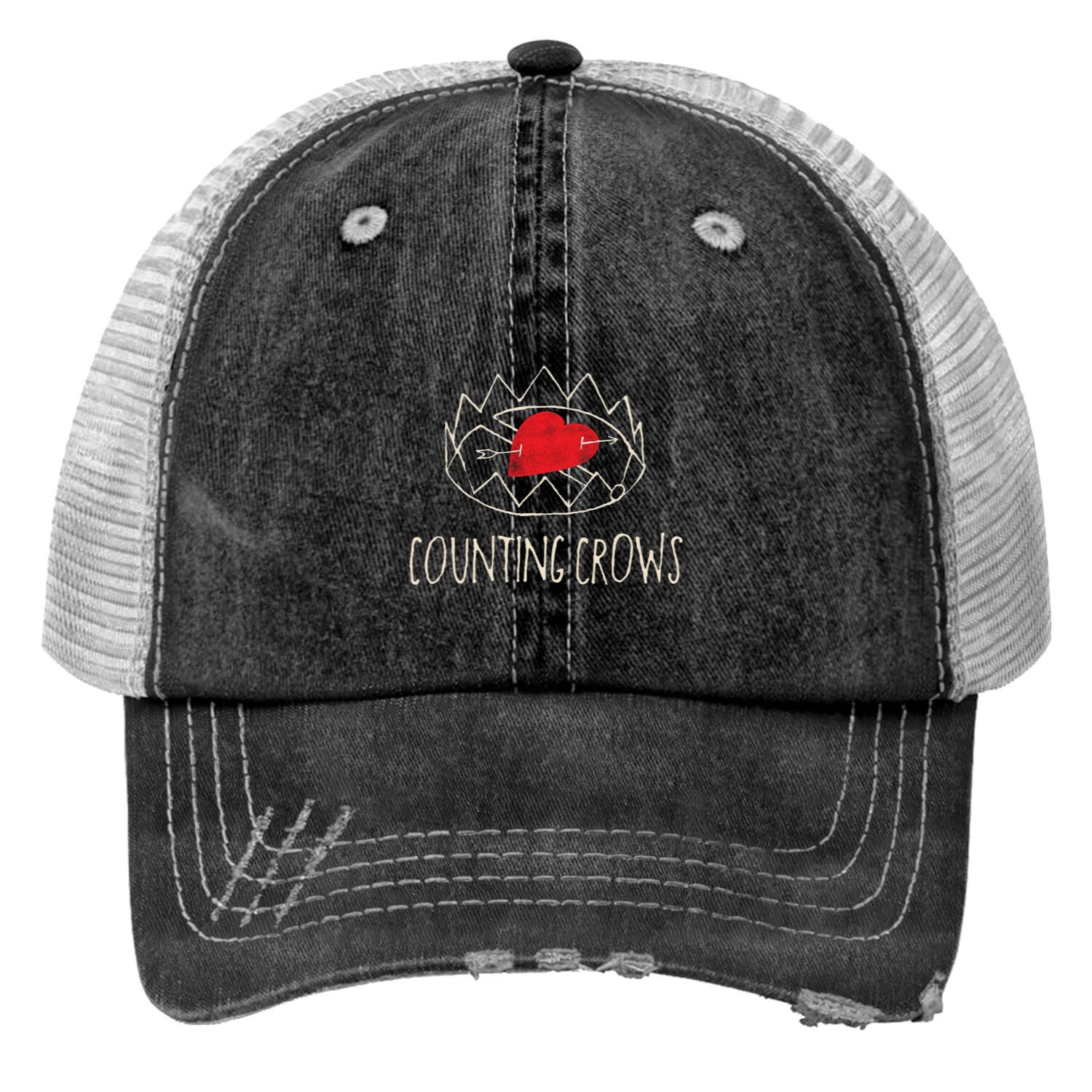 Counting Crows Print Trucker Hats