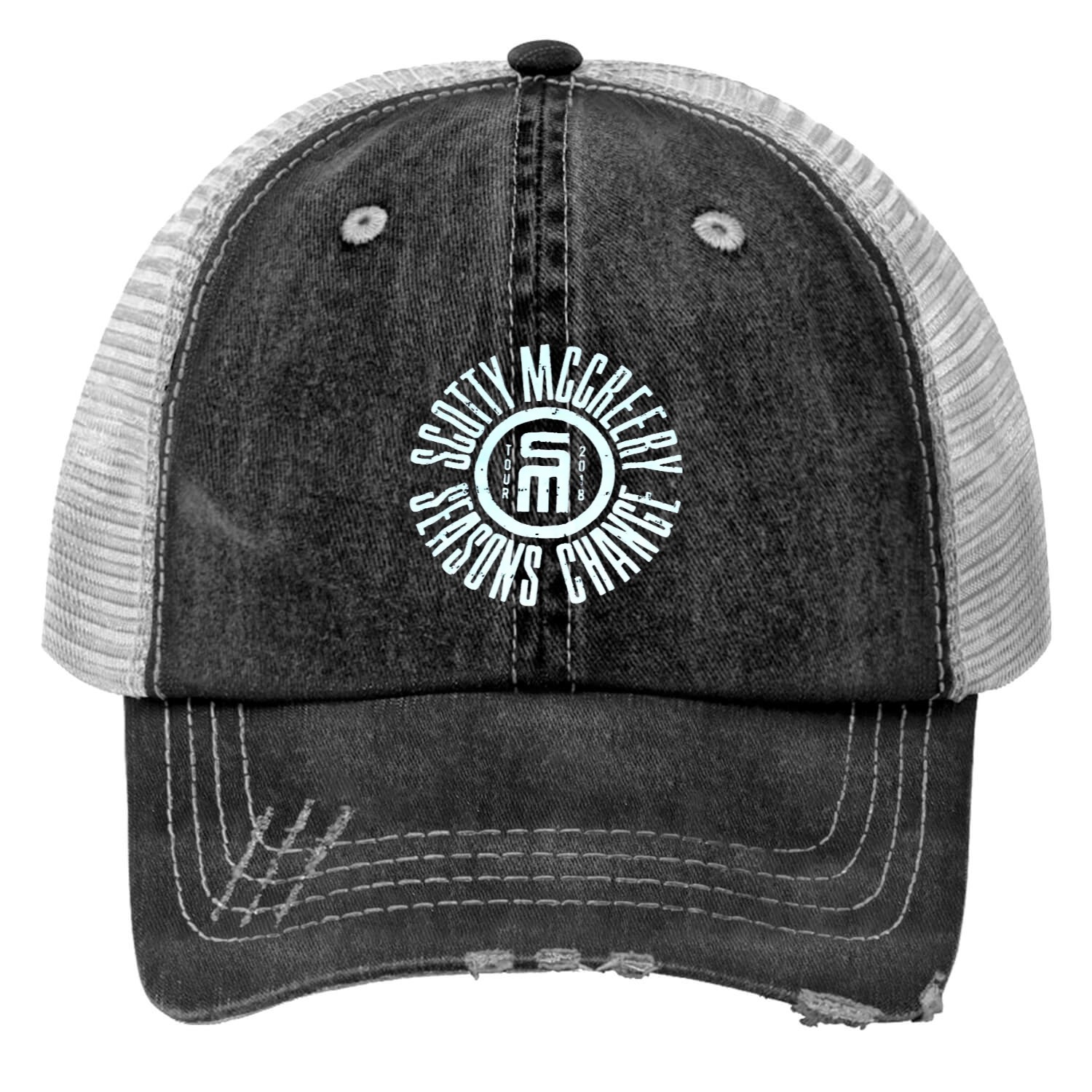 Scotty Mccreery Print Trucker Hats