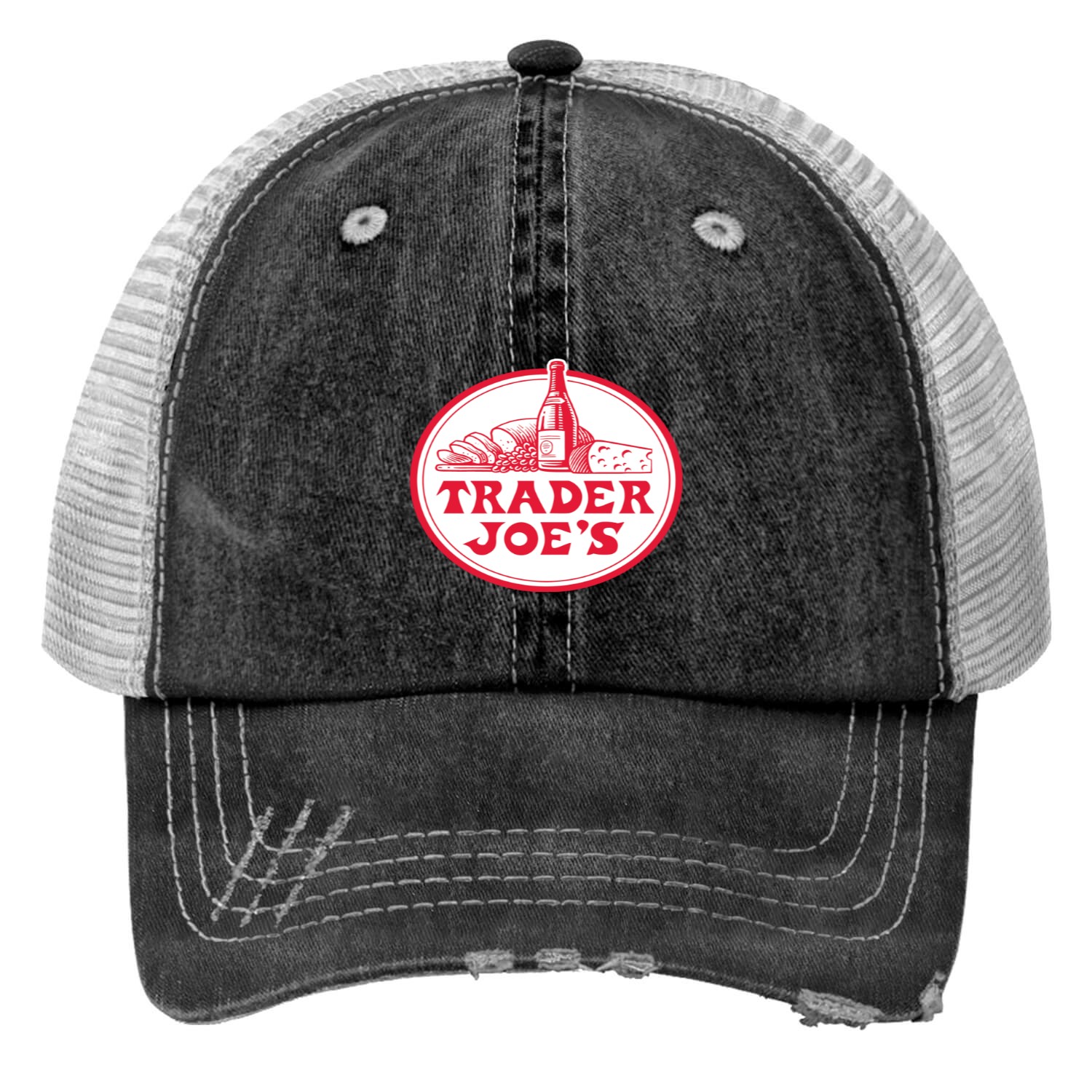 Trader Joe's Restaurant Logo Print Trucker Hats