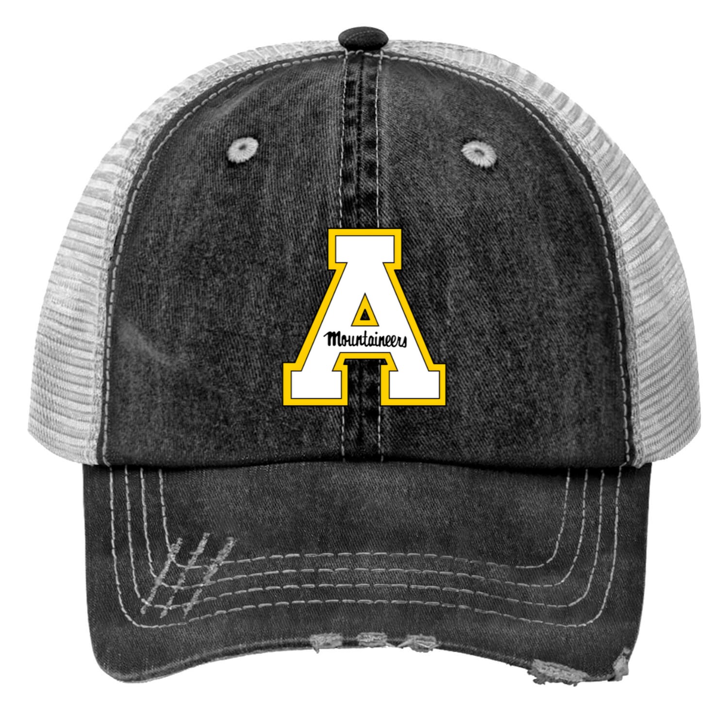 Appalachian State-mountaineers-logo Print Trucker Hats