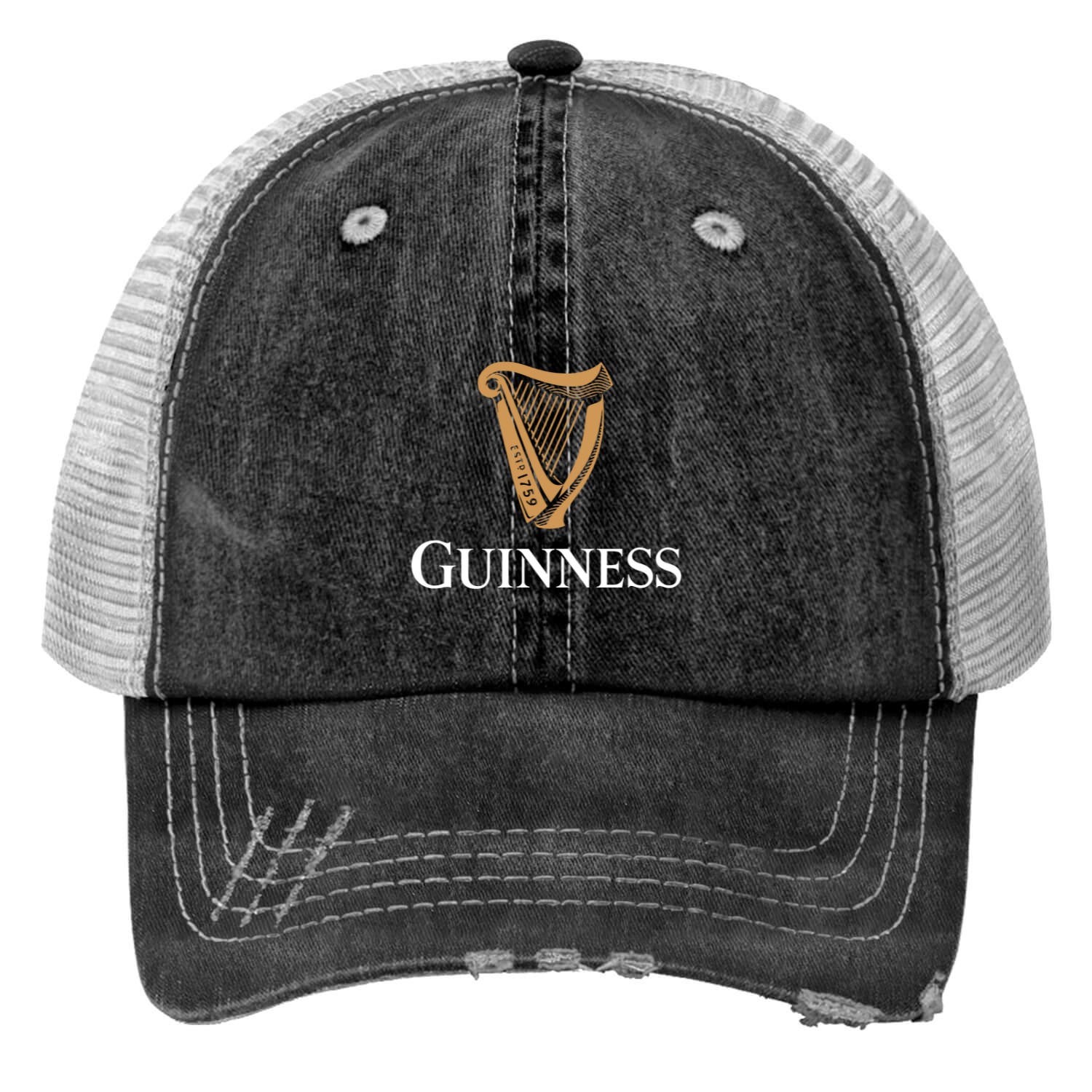 Guinness Logo Print Trucker Hats