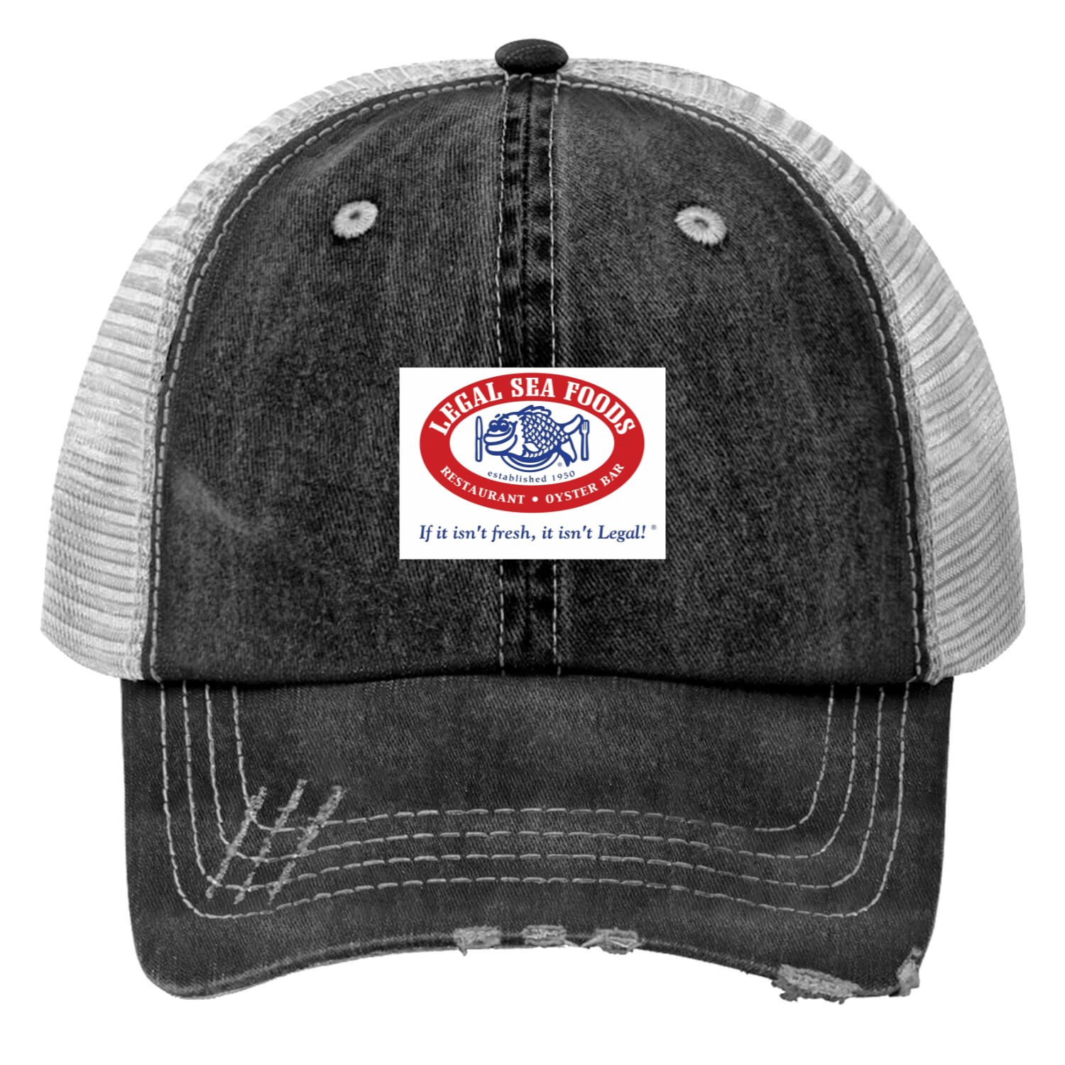 Legal Sea Foods Restaurant Logo Print Trucker Hats