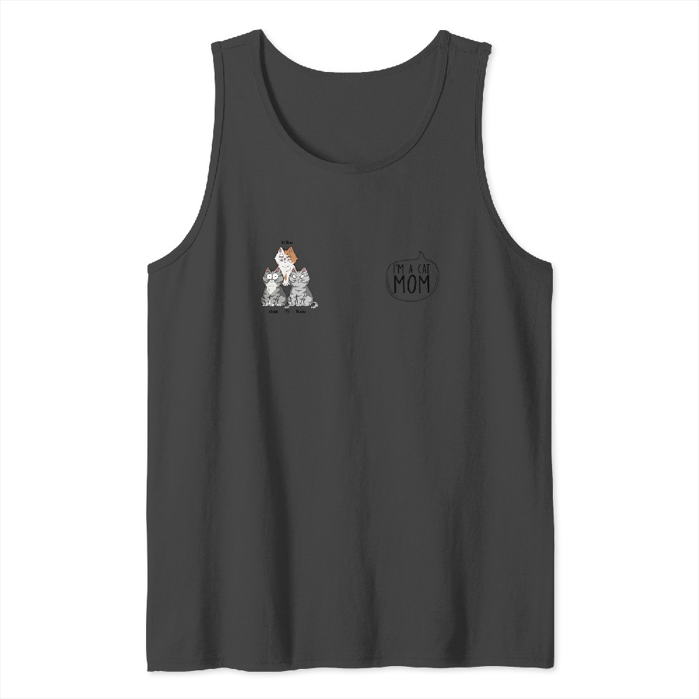 Discover Cat Person - Personalized Mug Racerback Tank Tops