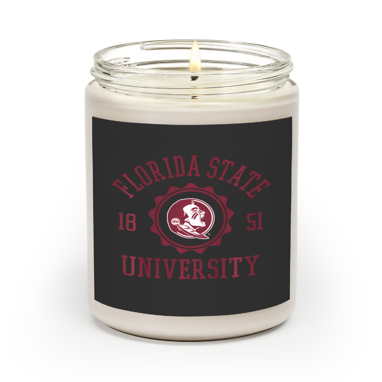 Flórida State Seminoles Stamp Pink Officially Licensed Scented Candles