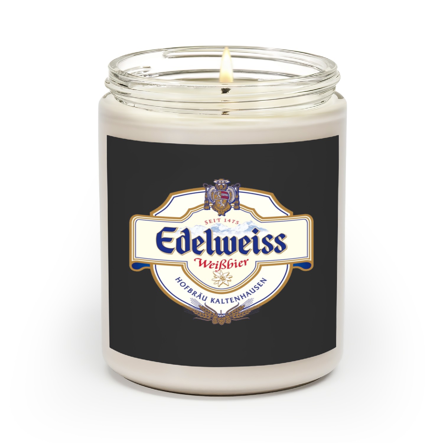 Edelweiss (weissbier-hefetrub) Scented Candles