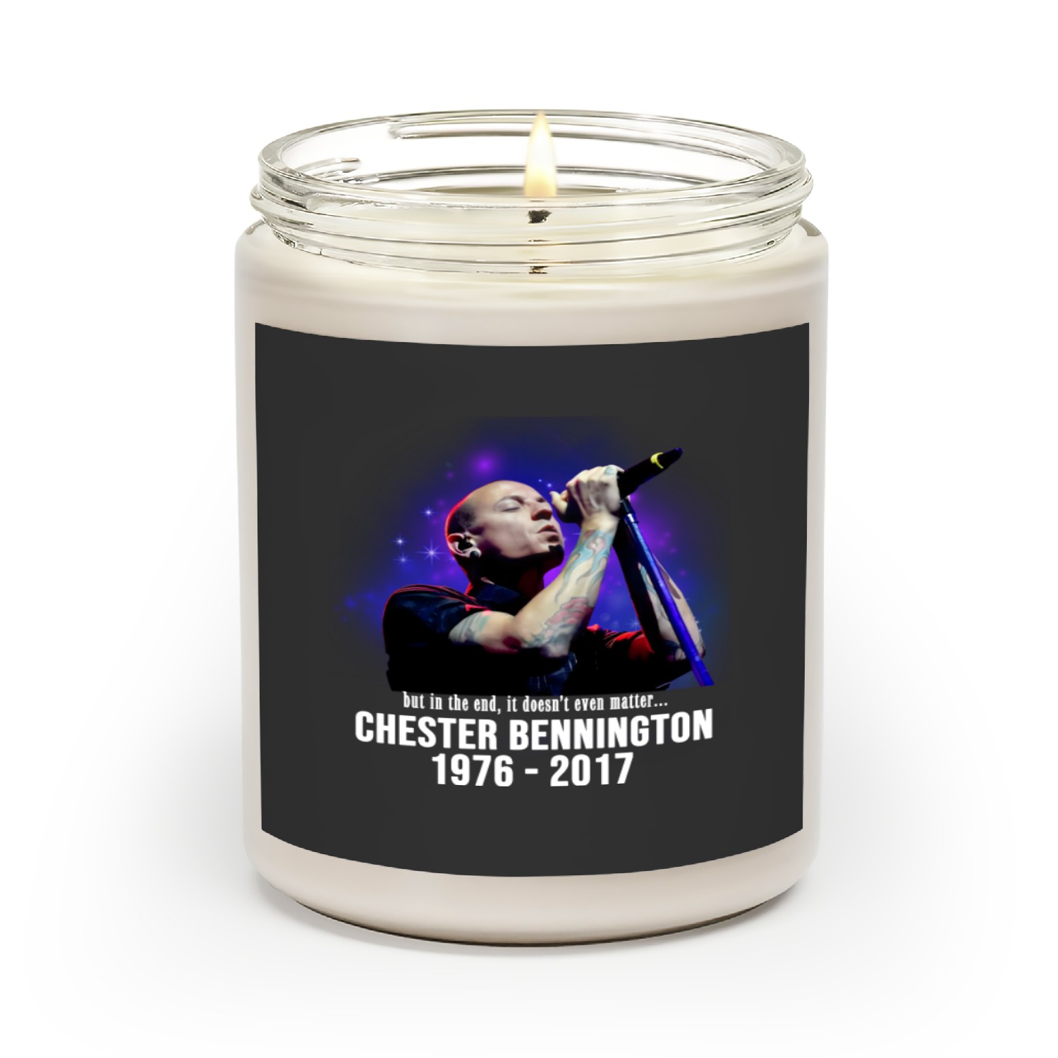 Chester Bennington Legends Scented Candles, Vintage Chester Bennington Scented Candles