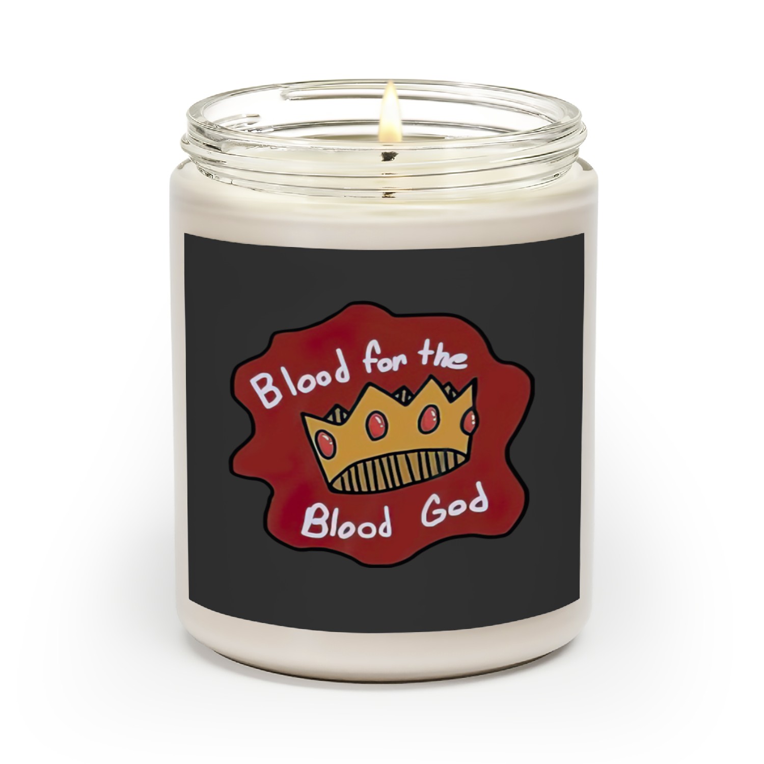 Pig Crown Technoblade Scented Candles Blood For The Blood God Scented Candles