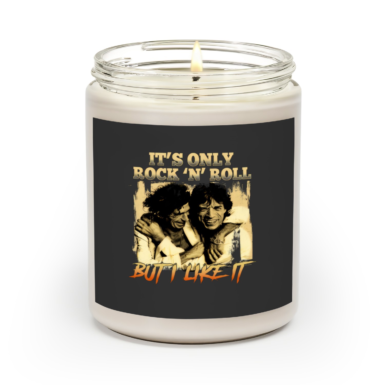 Vintage Mick Jagger And Keith Richards Shirt, Rock 'n' Roll Scented Candles