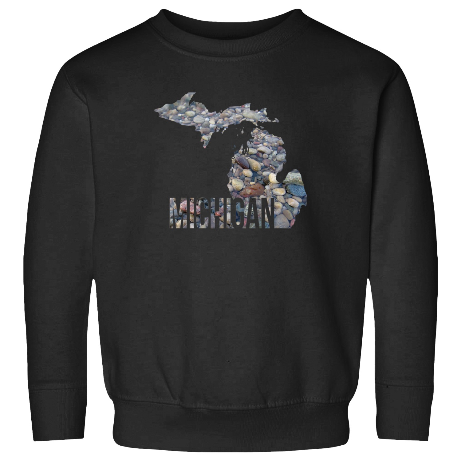 Michigan Rock Beach Lake State Mi Geology Sweatshirts