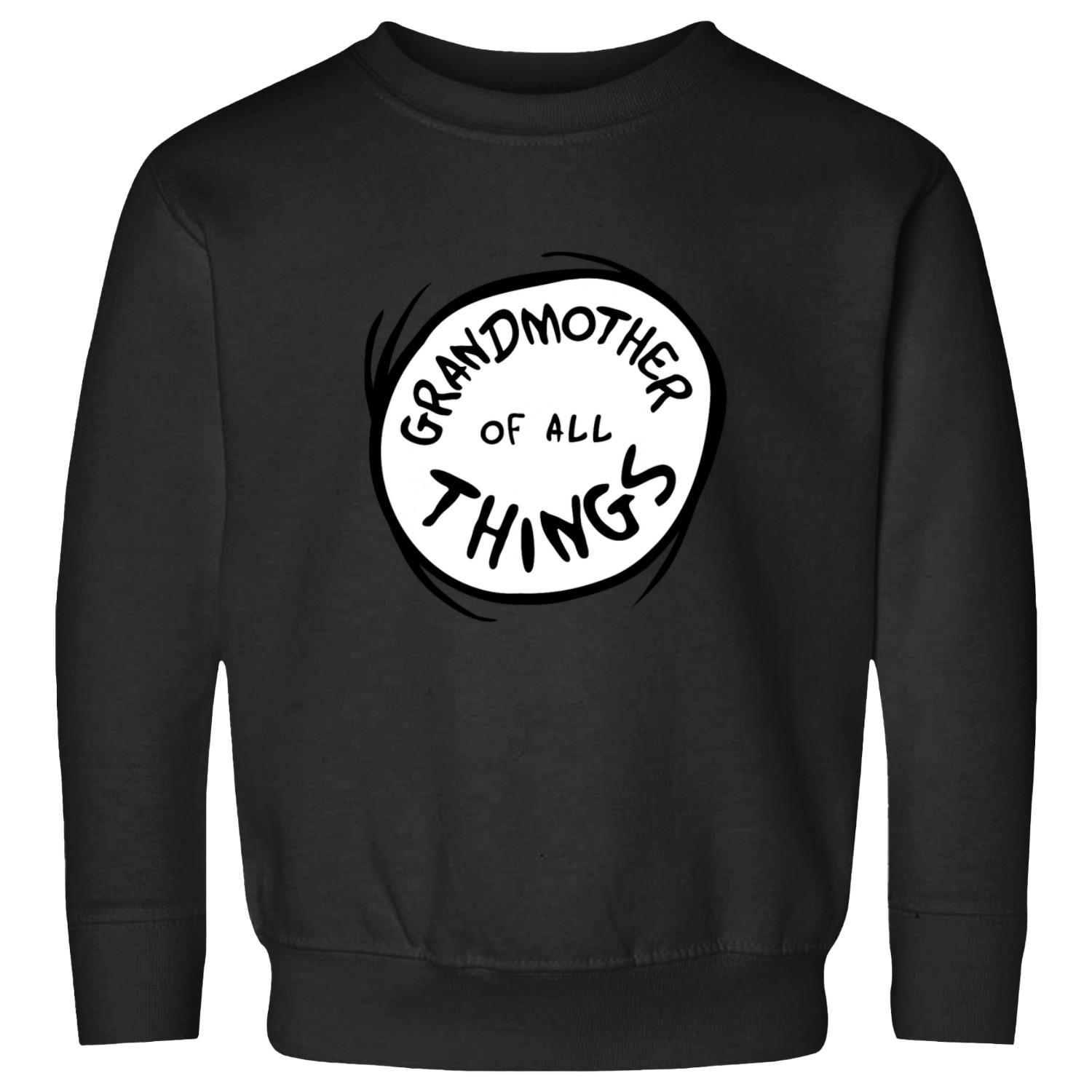 Dr Seuss Grandmother Of All Things Emblem Red Sweatshirts