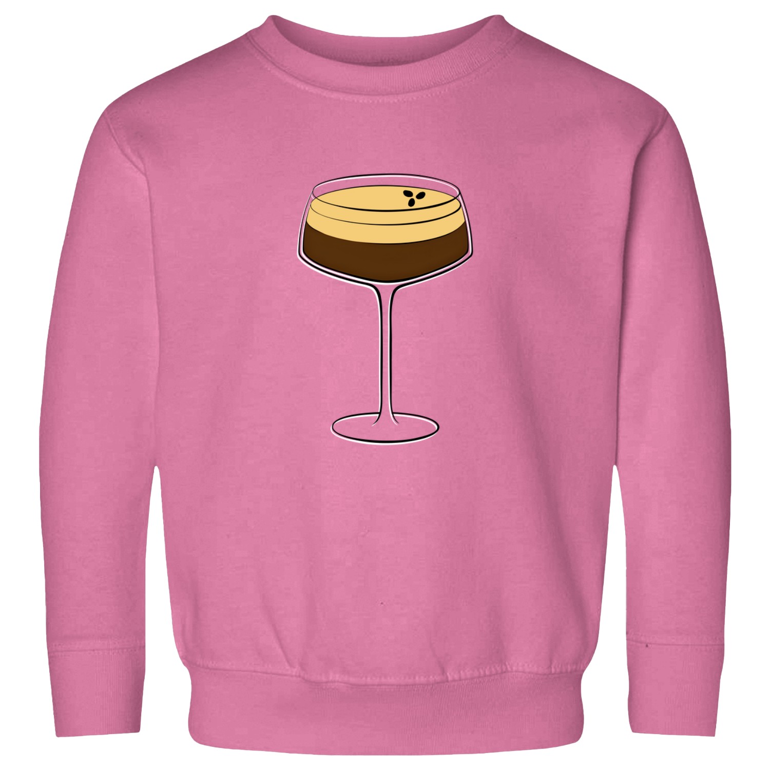 Espresso Martini Minimalist Elegance Apparel Sweatshirts