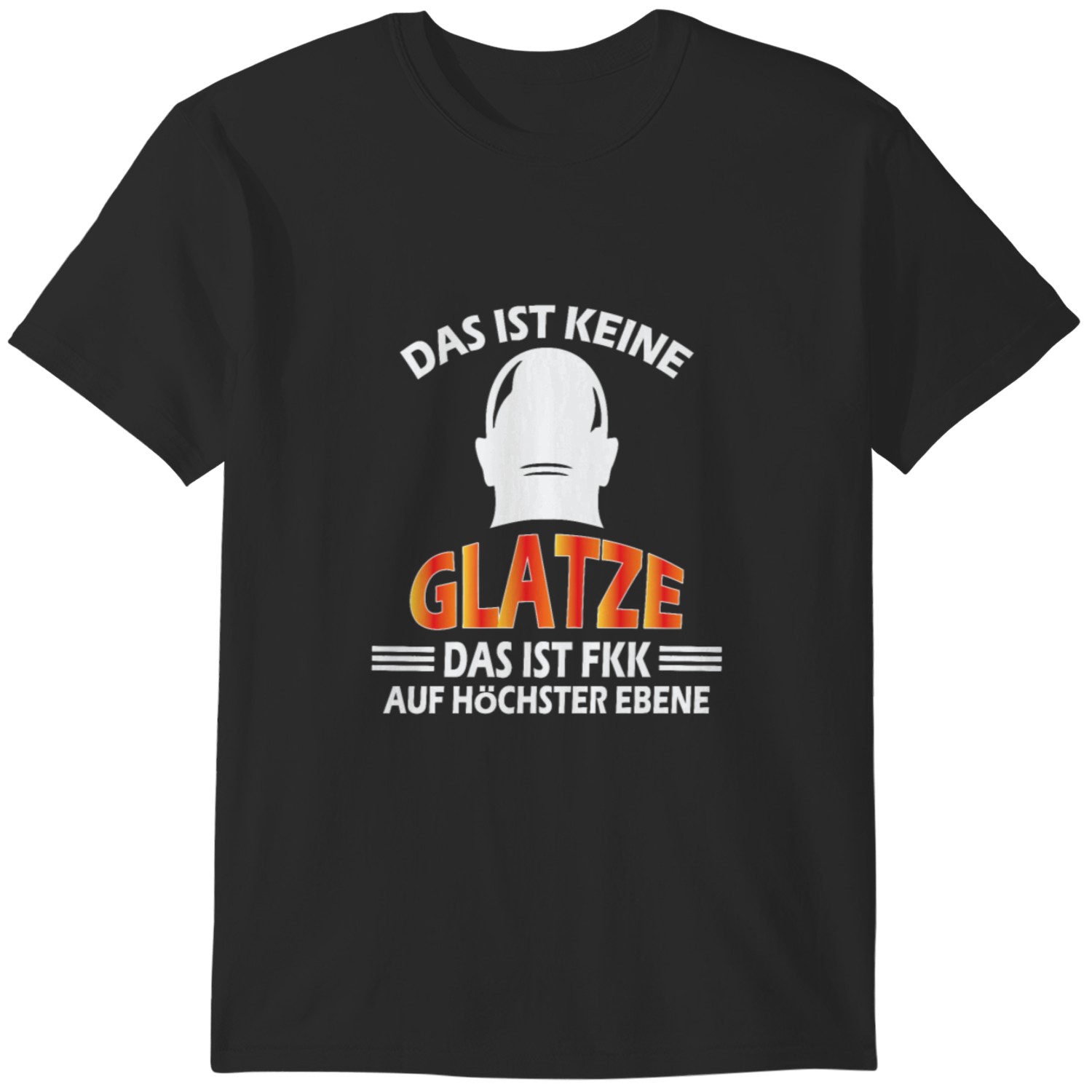 Das Ist Keine Glatze FKK Spruch Für Tshirt