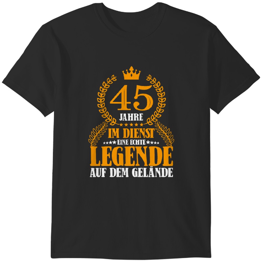 45 Jähriges Dienstjubiläum Firmenjubiläum Jubiläum Tshirt