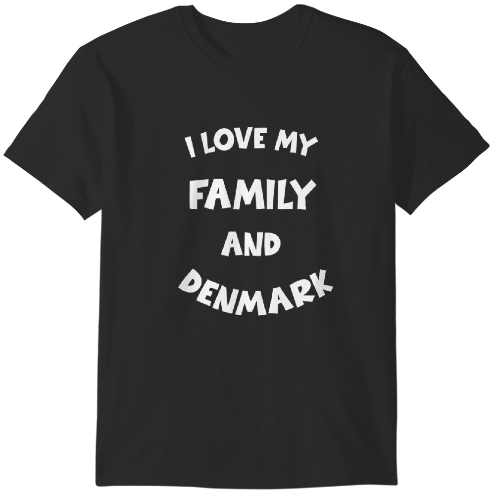 Familie Familien Nationalität Land Dänemark Spruch Tshirt