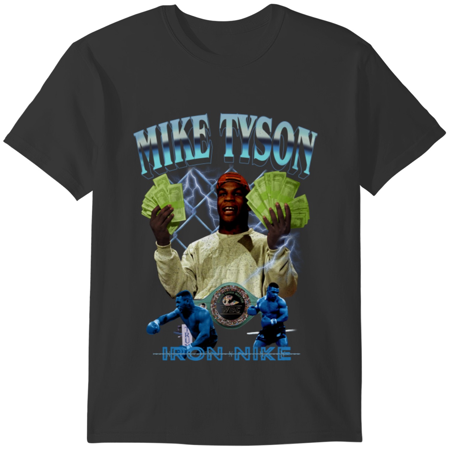 Tyson T-Shirt Vintage, Mike Tyson Retro Vintage Graphic Boxing T-Shirt