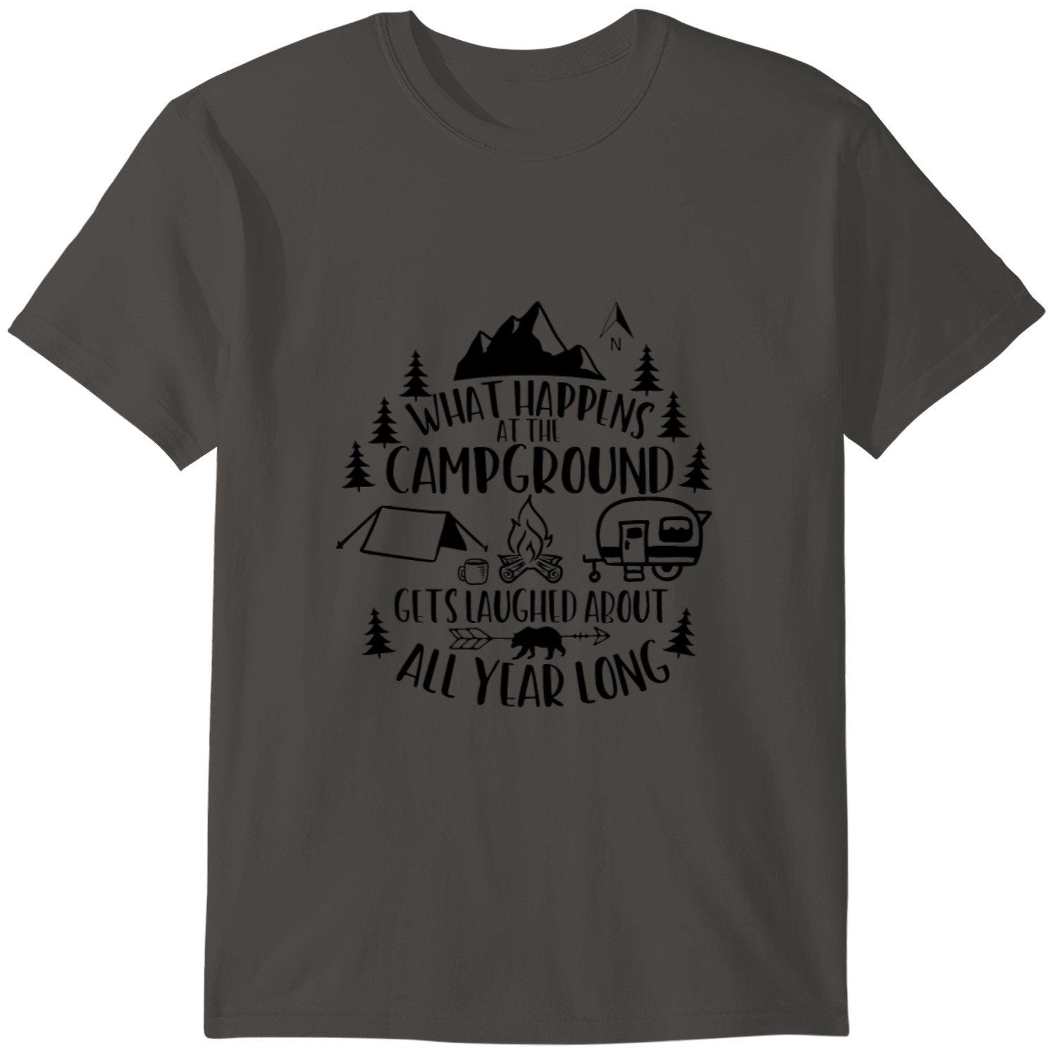 Camp Landscape Campground T Shirts