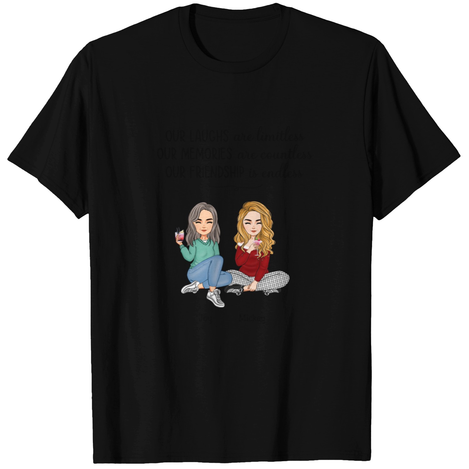 Discover Friends - Our Friendship Is Endless - Personalized Mug T-Shirts