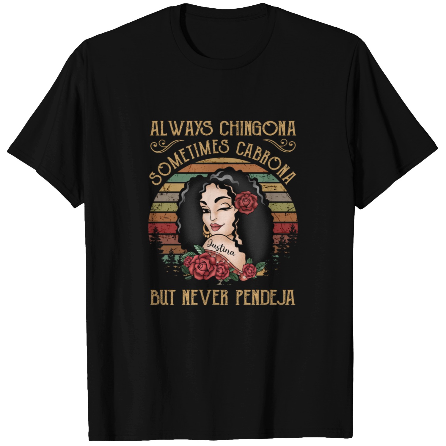 Discover Always Chingona Sometimes Cabrona - Personalized Black Mug T-Shirts