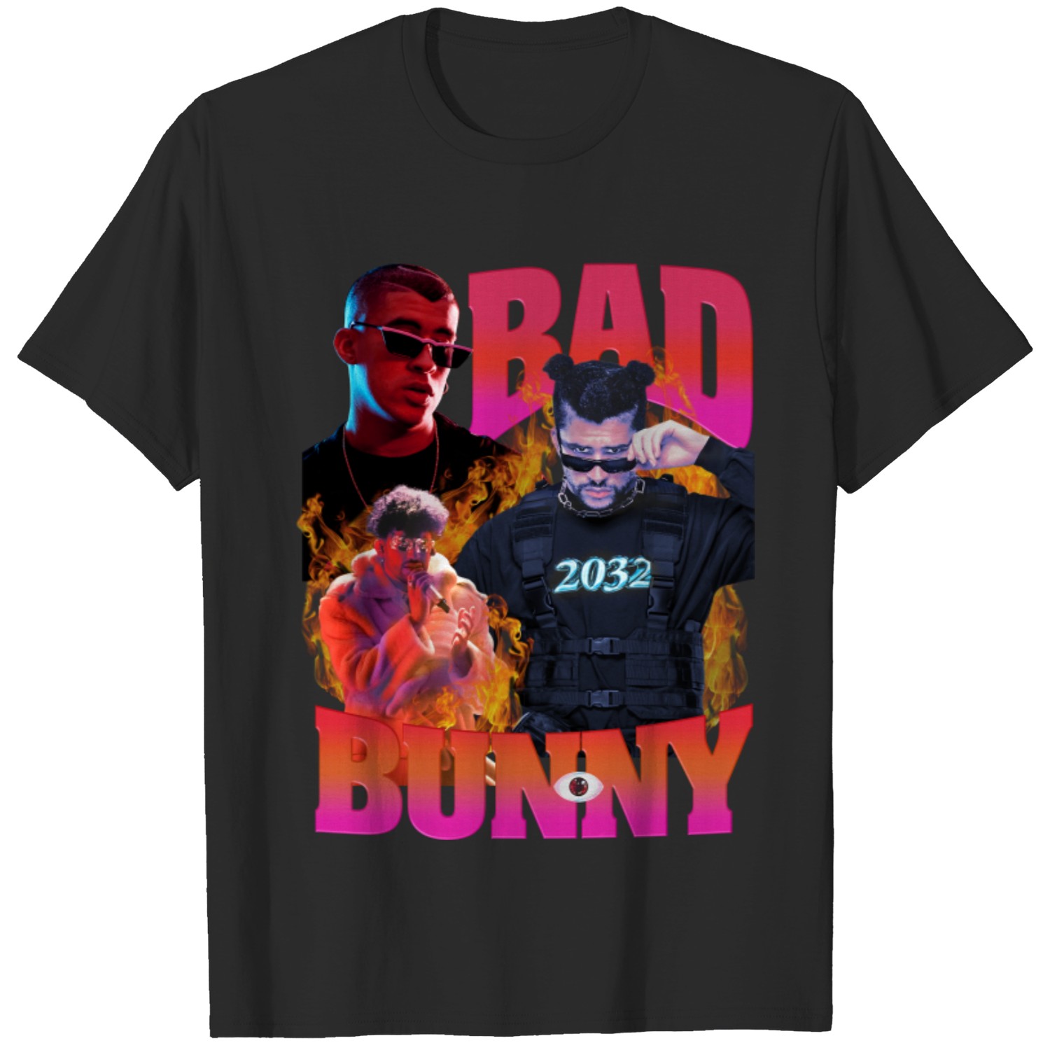 Bad Bunny Conejo Malo Vintage Style Reggaeton Hip Hop T-shirt