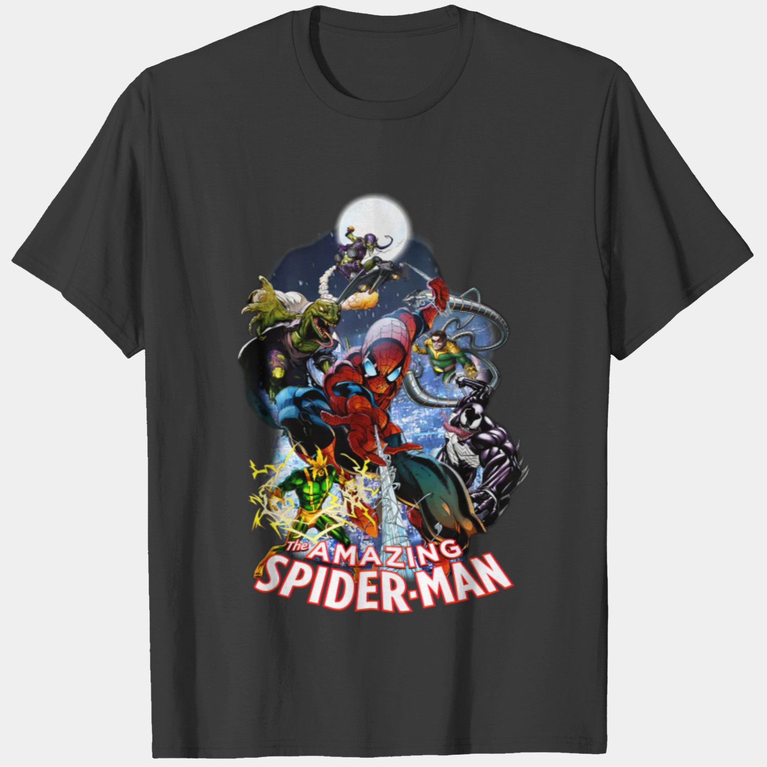 Vintage Graphic T-shirt Graphic Tee  The Amazing Spider-man Marvel Comic