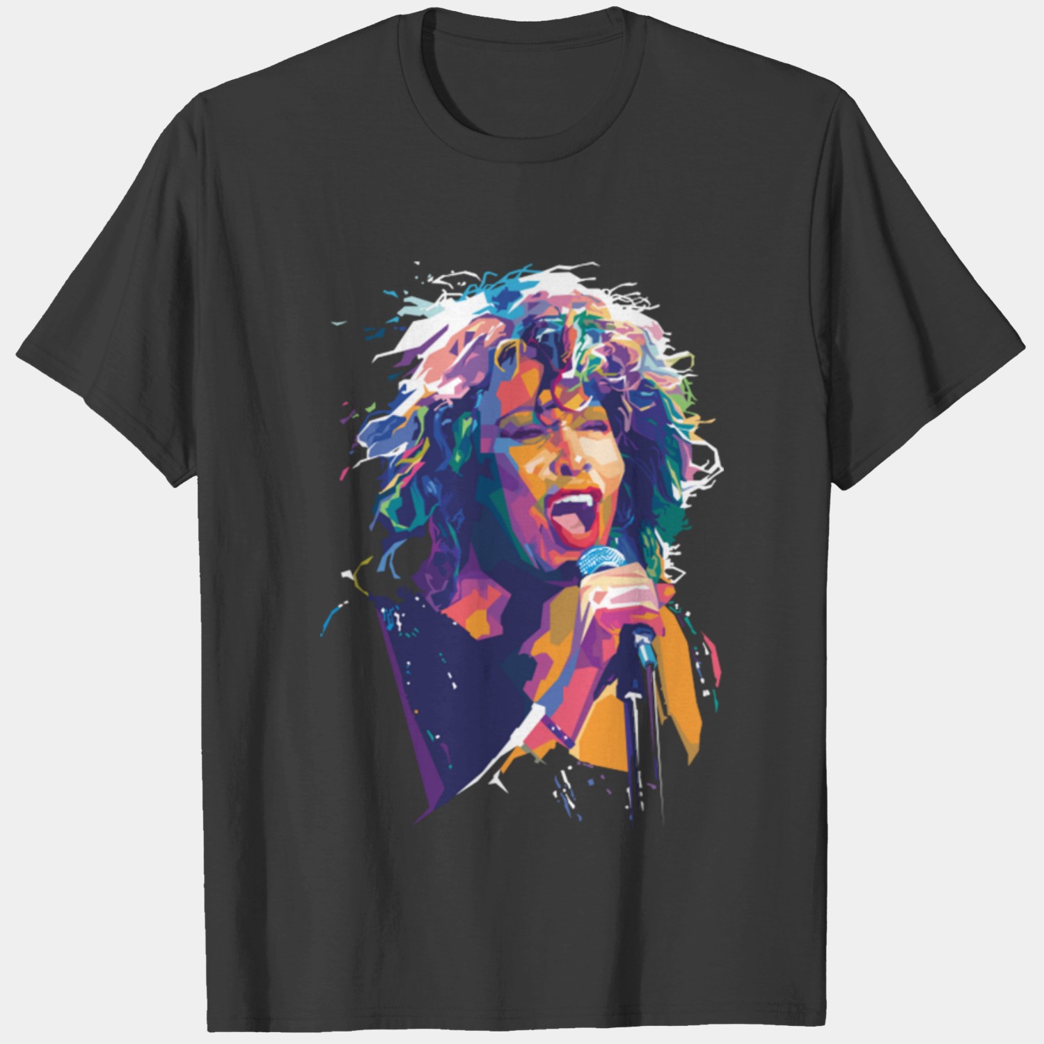 Tina Turner Wpap Design - Tina Turner - T-shirt