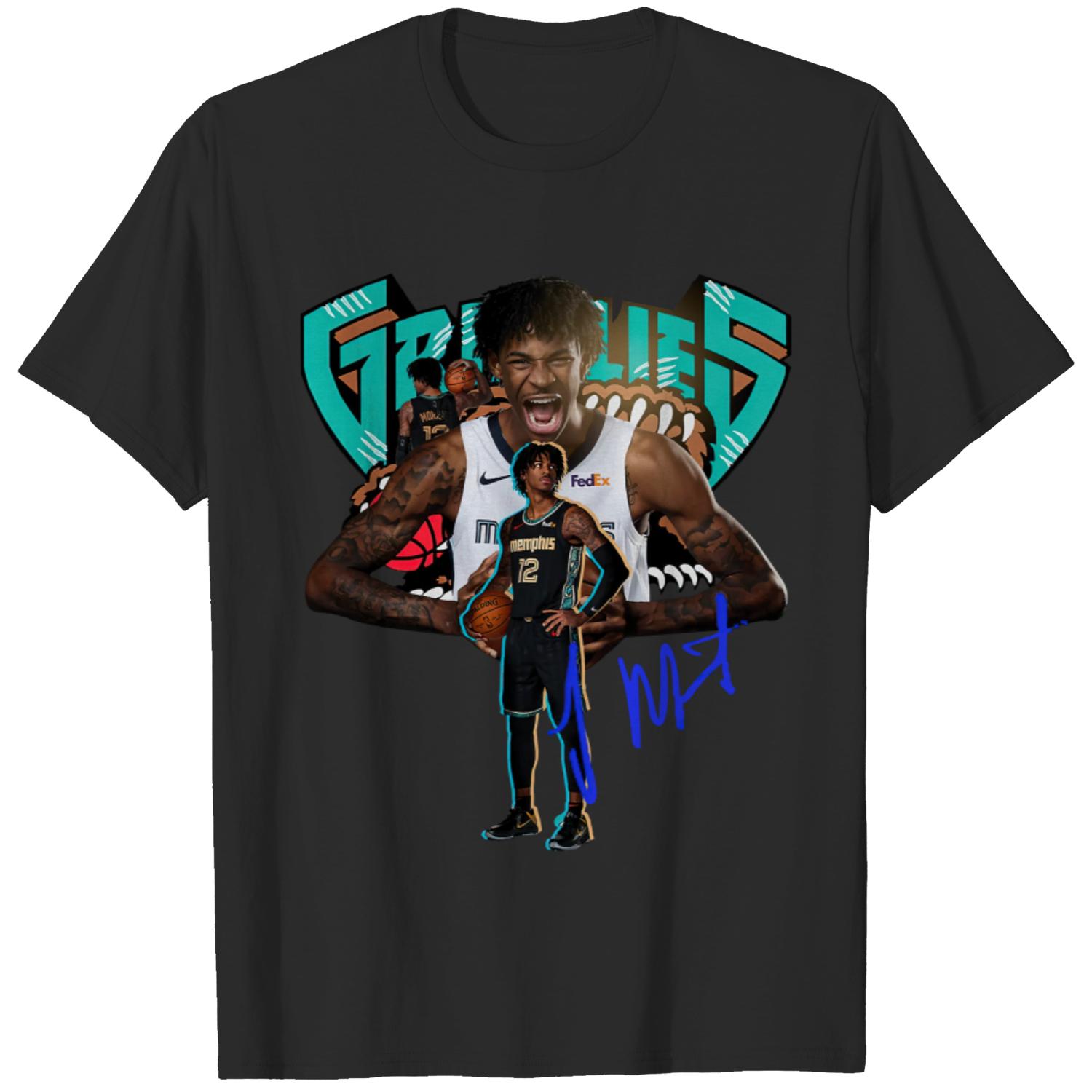 Ja Morant Basketball Design Poster Grizzlies T-shirt