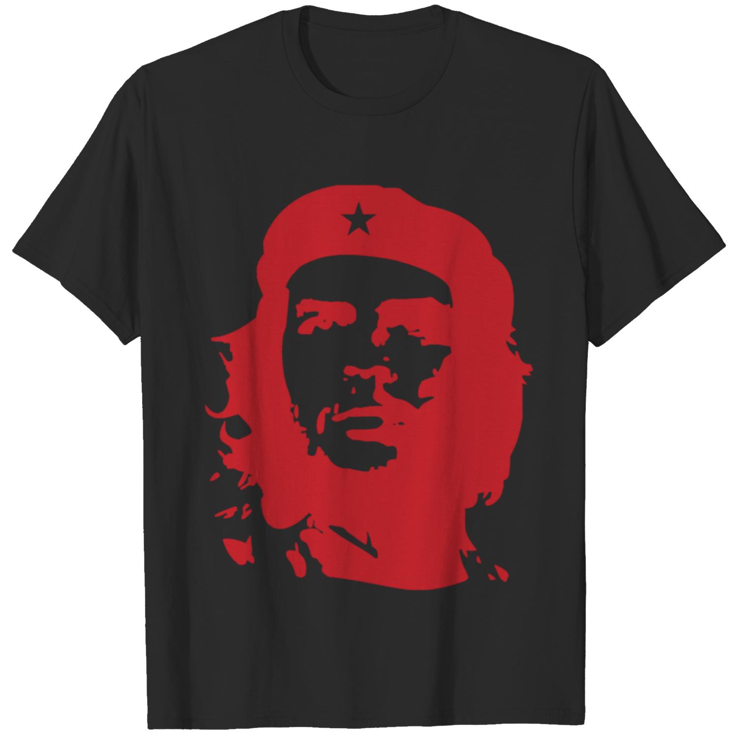 Che Guevara - Unisex Black on Red T-Shirt