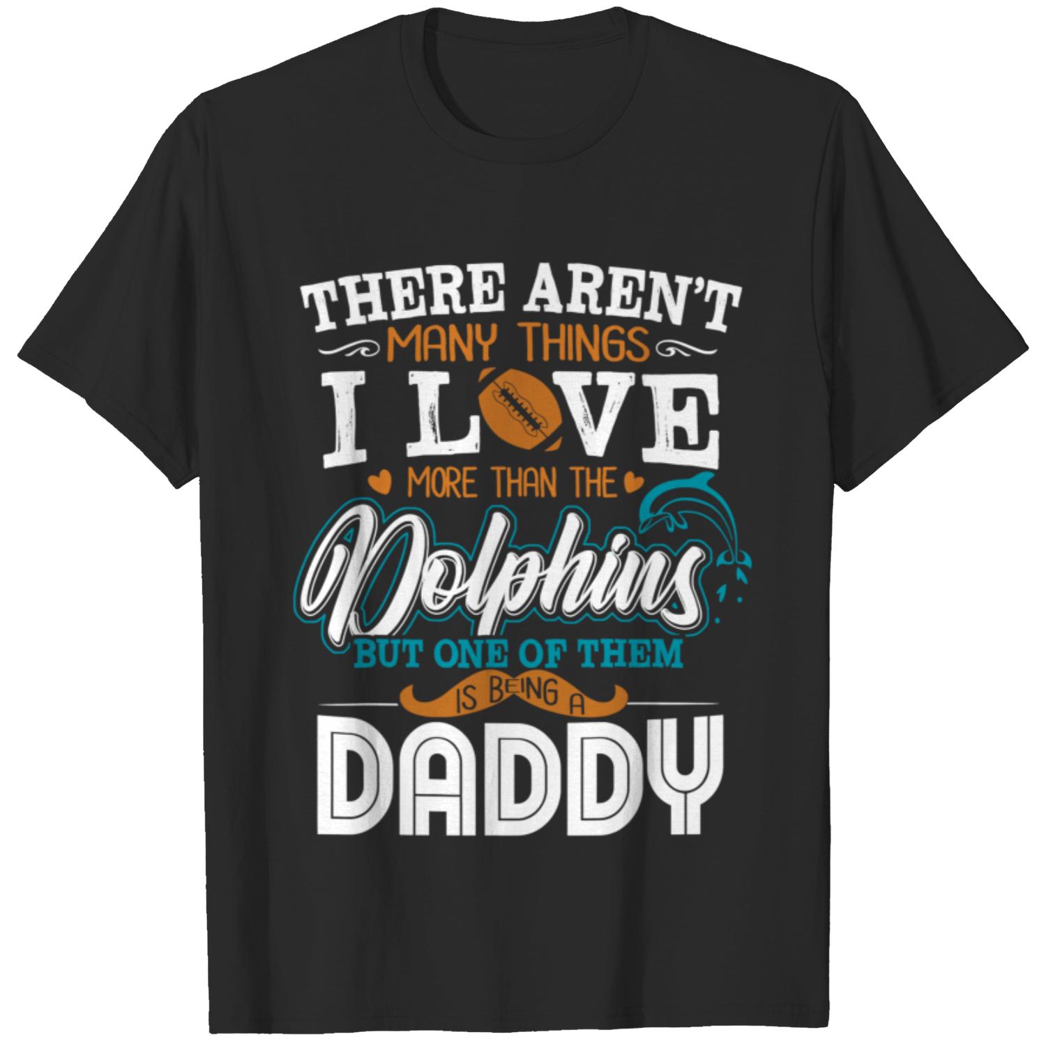 Retro Miami Dolphin Vintage Gift Fathers T-Shirt