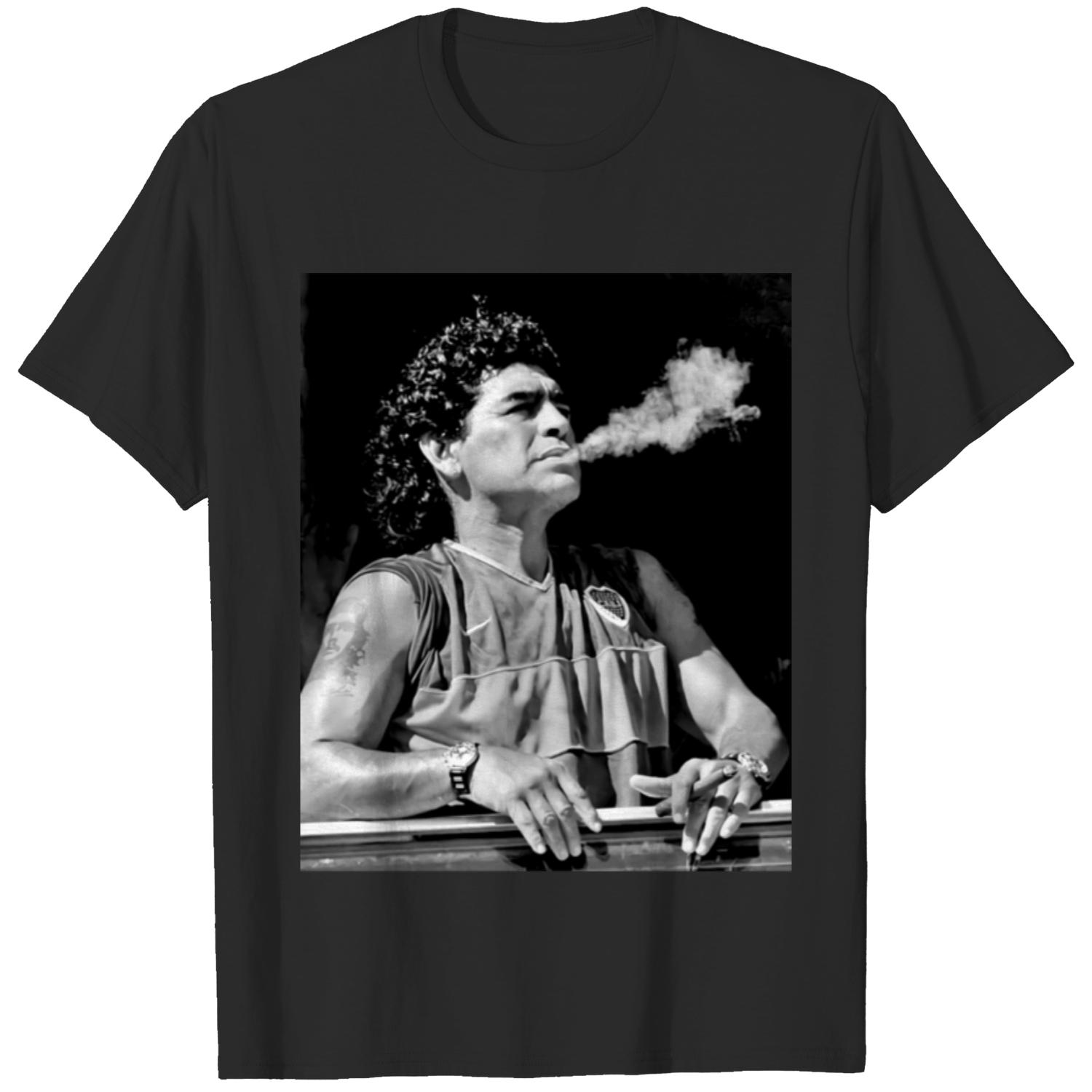 SMOKING MY LIFE - Diego Maradona - T-Shirt
