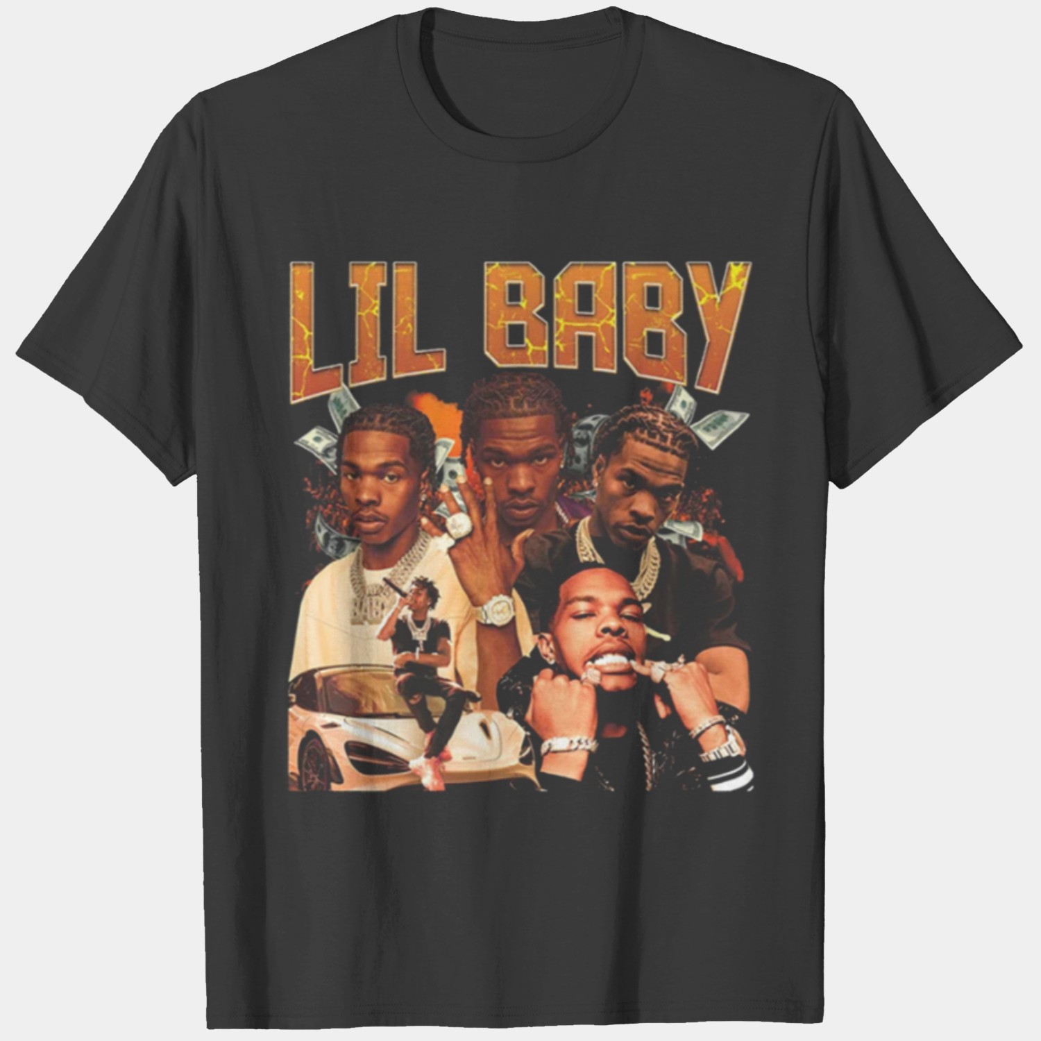 Vintage Lil Baby Shirt Rapper Shirt  Lil Baby Graphic Tee