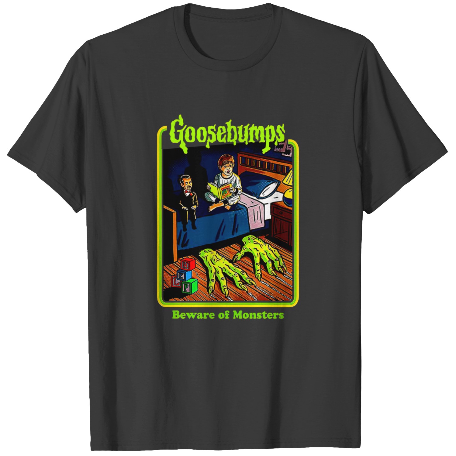 Black Goosebumps graphic tee... M ;;; main image 1