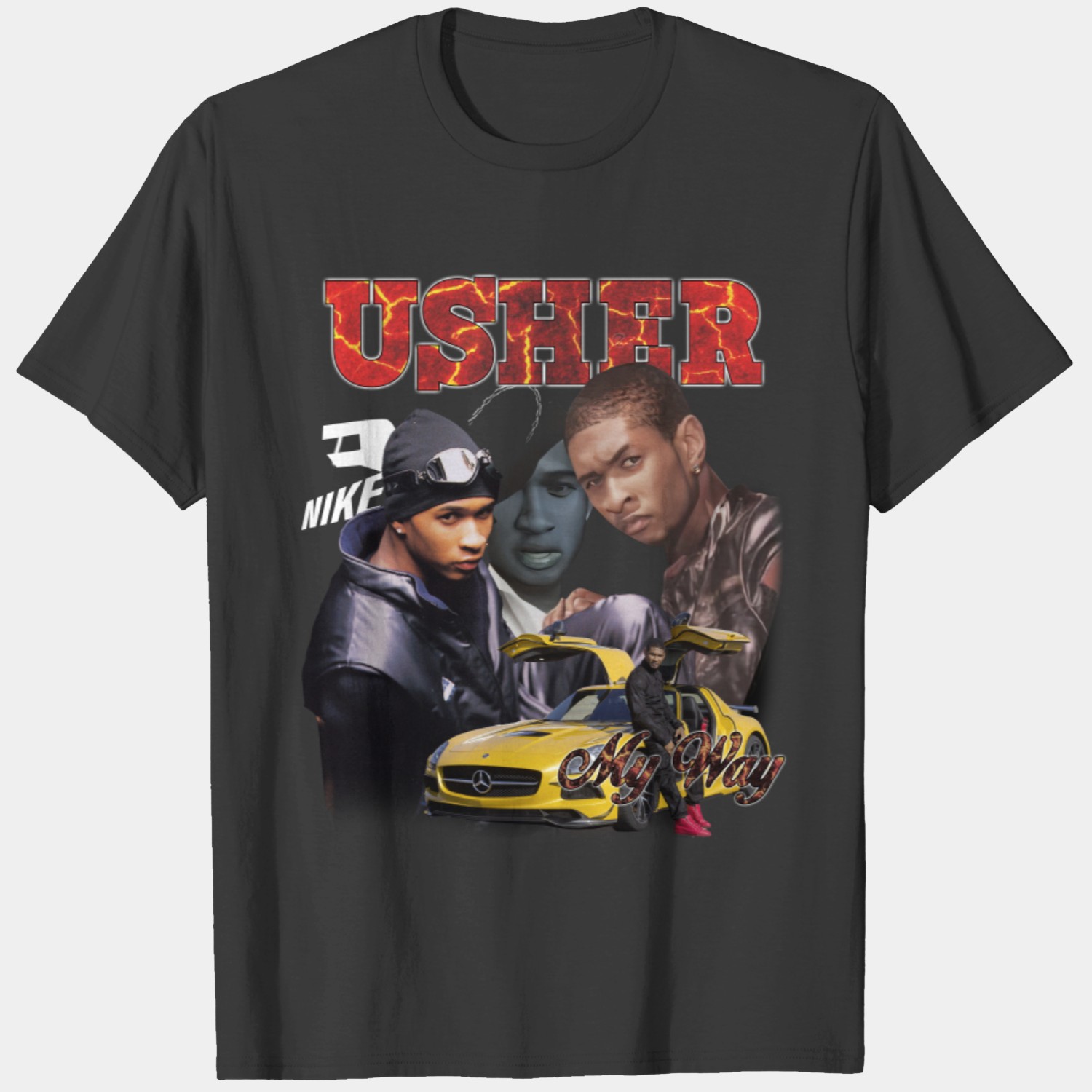 Usher Hiphop Tshirt  Usher Vintage  Usher Hip Hop Rnb Rapper Soul