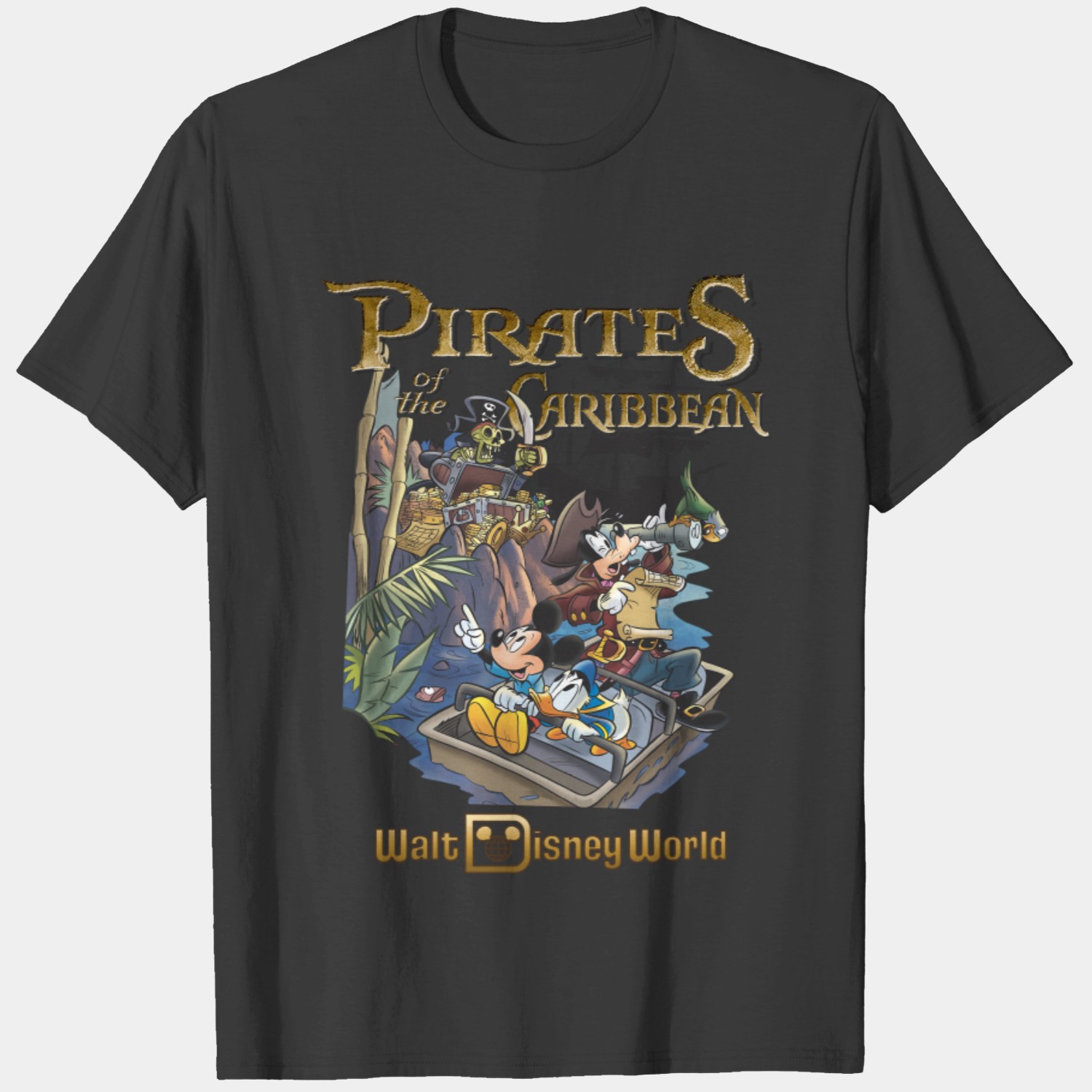 Vintage Disney Pirates Of The Caribbean Shirt, Disney Pirates shirt  designed & sold by Printerval