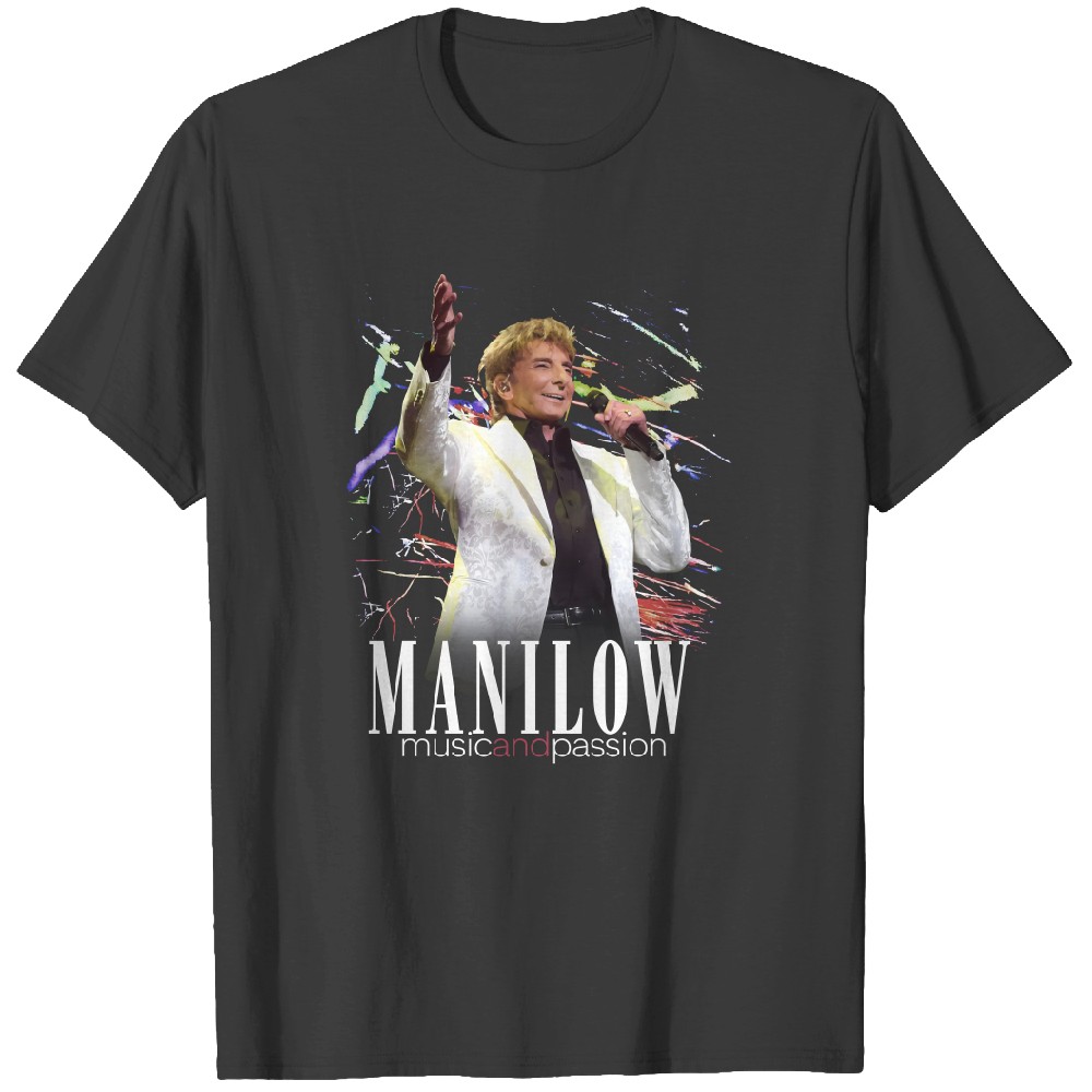 Barry Manilow Black Vintage T-Shirt