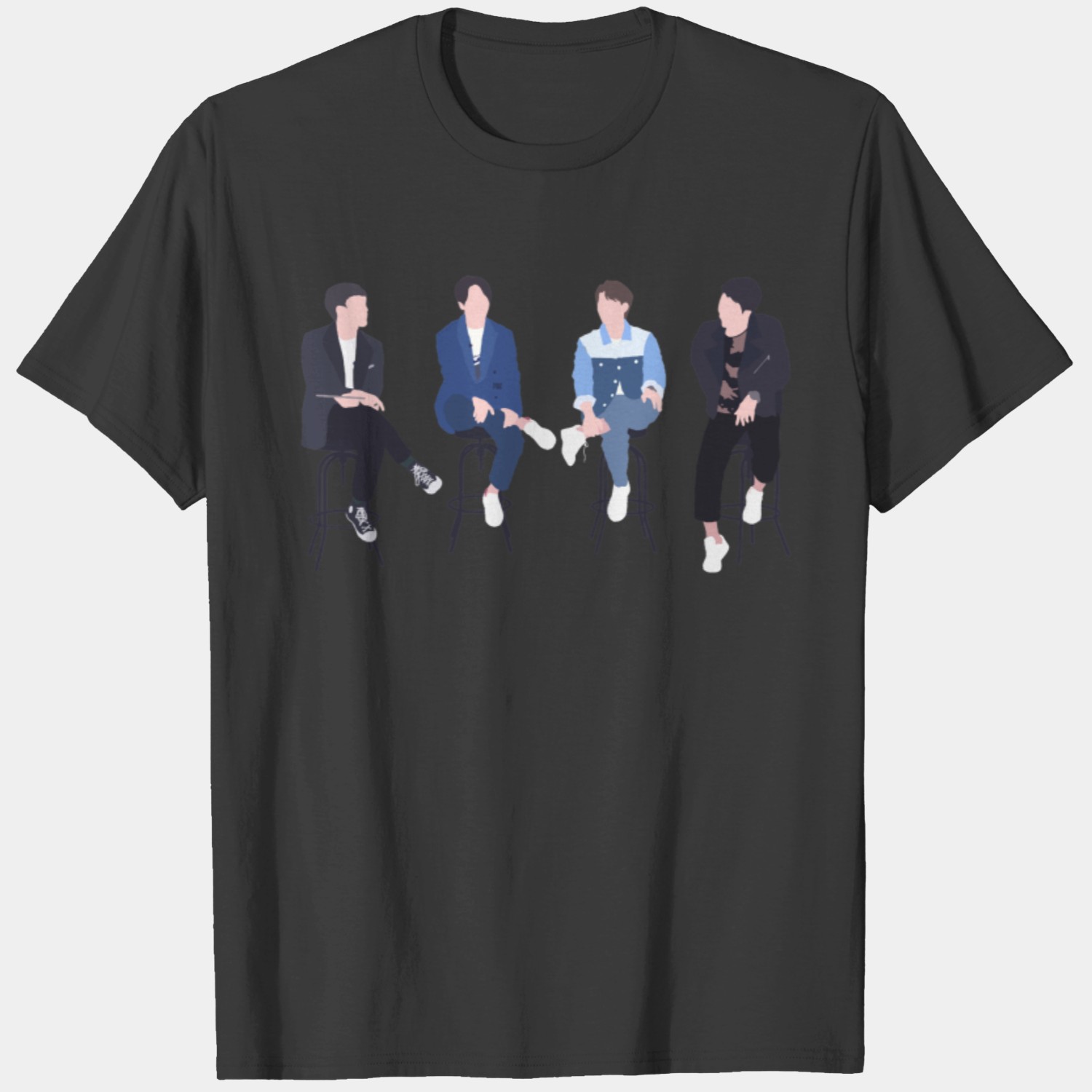 MOD Cast Live At WeTV Original Minimal Artwork Long T-Shirts