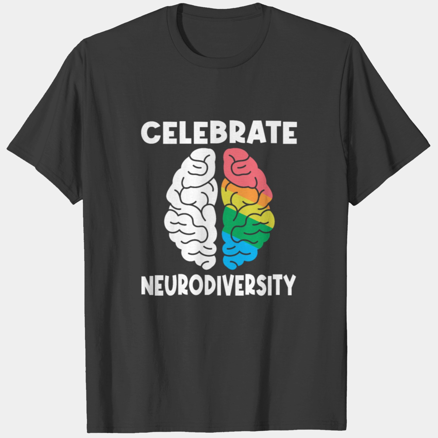 Celebrate Neurodiversity Neurodiverse Autism T-shirt