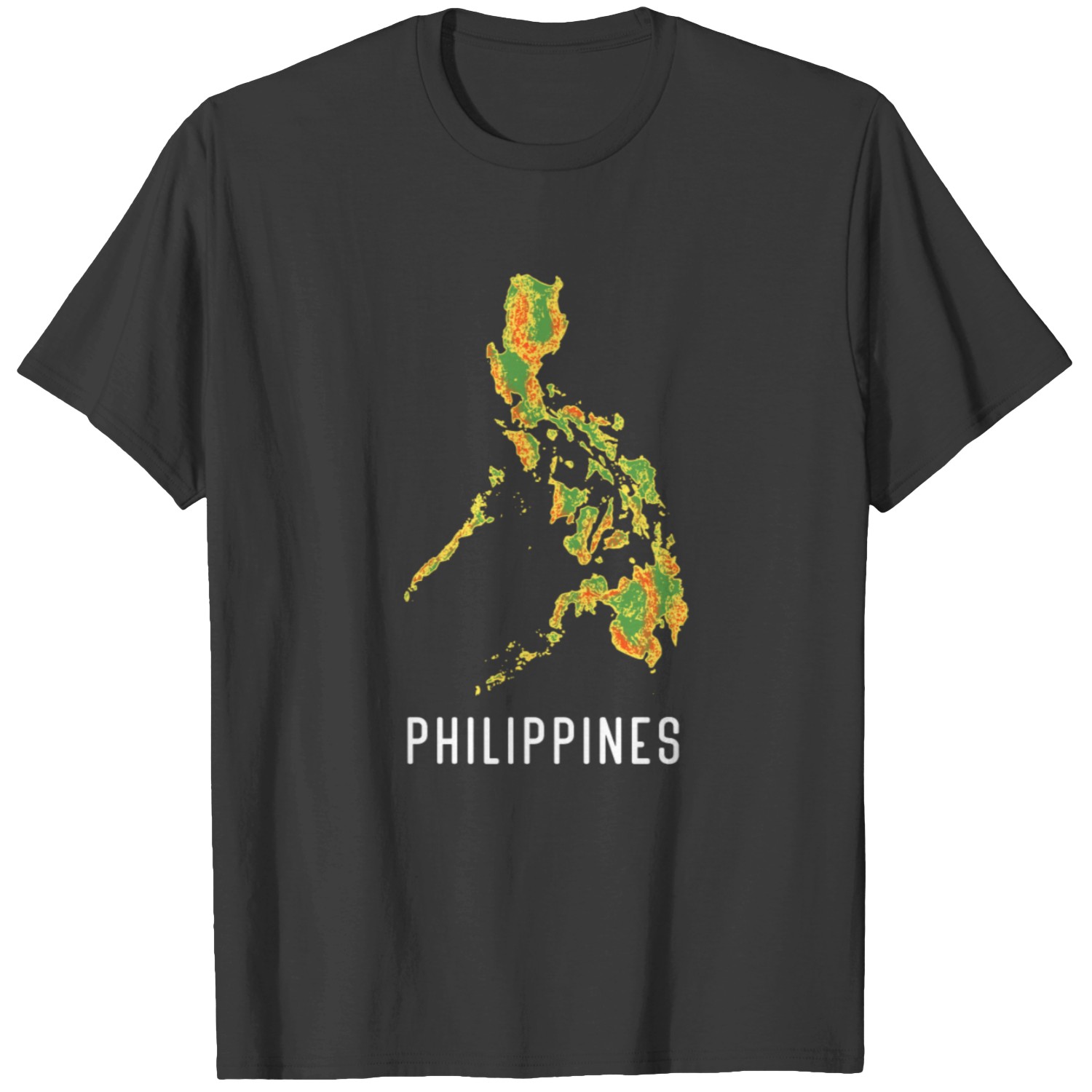 Philippines Country Map Design For Proud Pinoys T-shirt