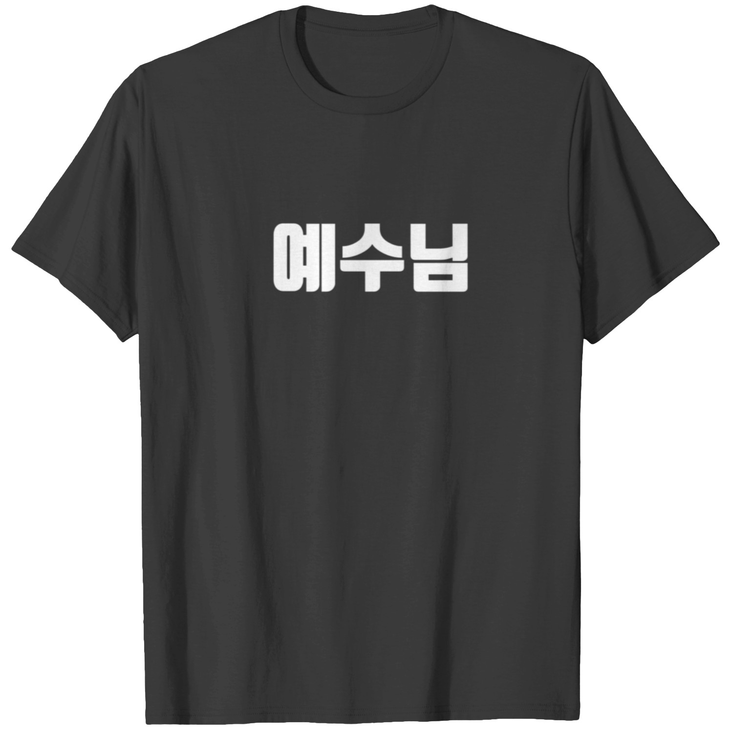 Jesus In Korean Church Yesu Christ Hanguk Hangul K T-shirt