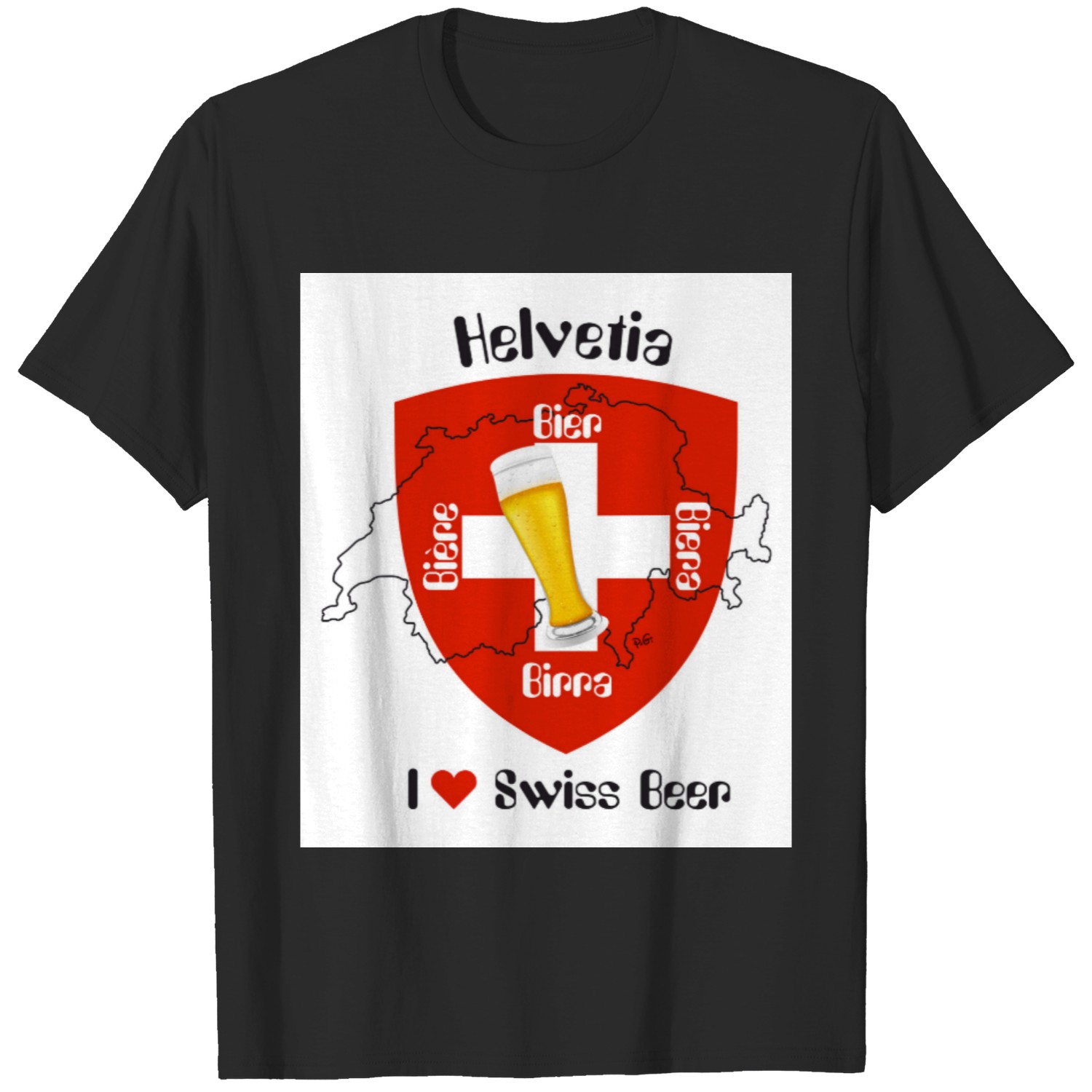 Switzerland - Suisse - Svizzera - Svizra - Switzer T-shirt