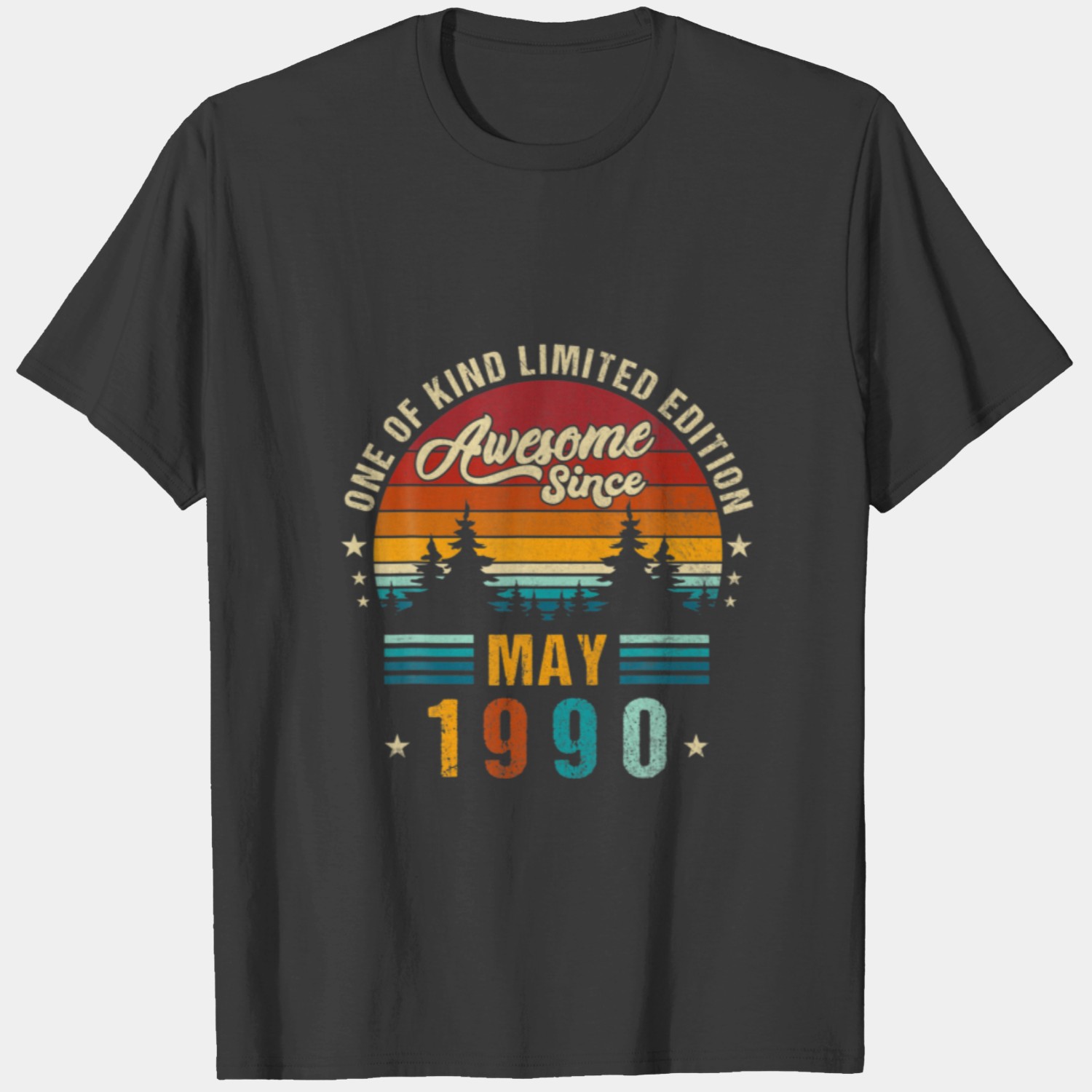 Vintage 32th Birthday Awesome Since May 1990 Epic T-shirt