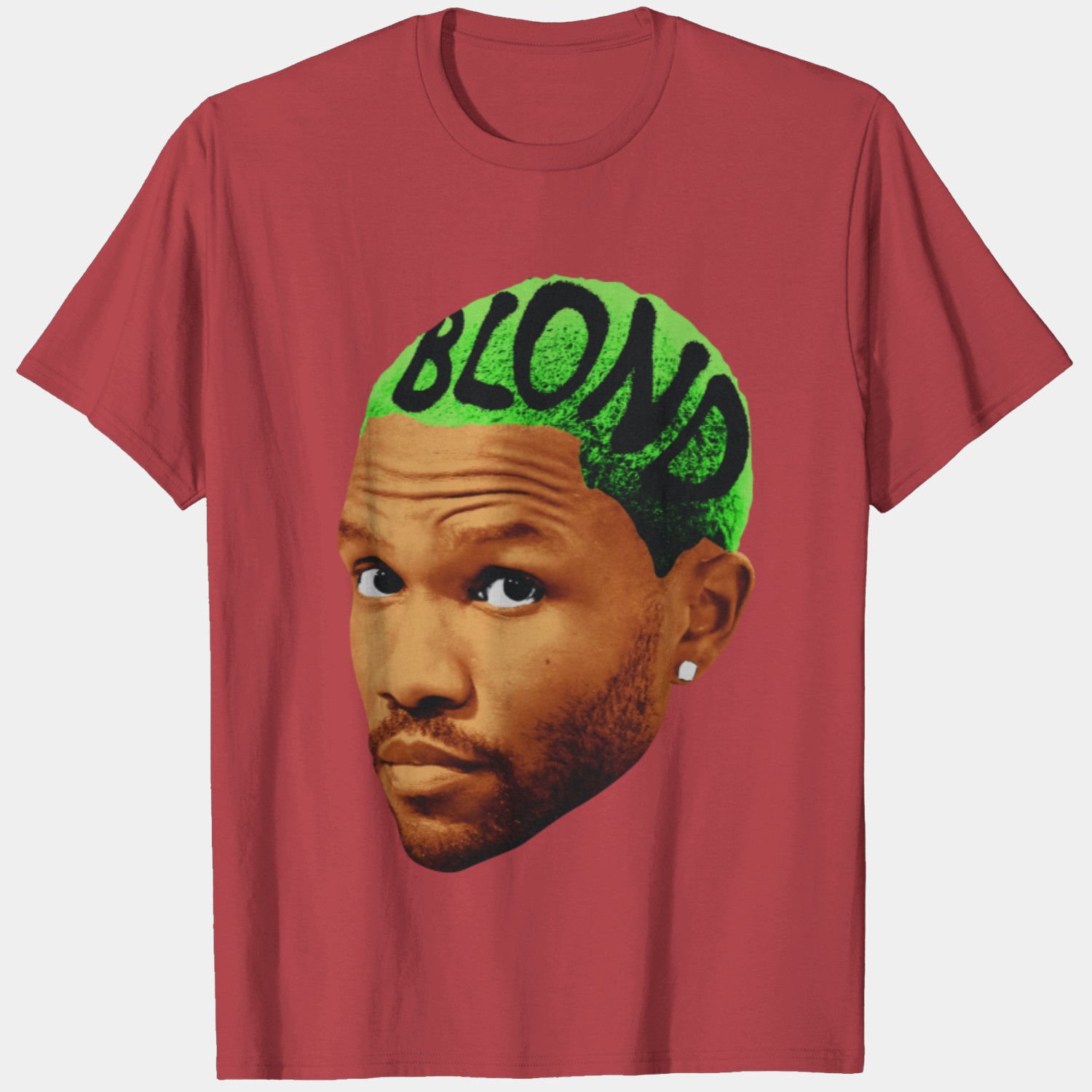 Frank Ocean T-shirt Rap Tee Jumbo Face Album Cover T-shirt Langmastershirt