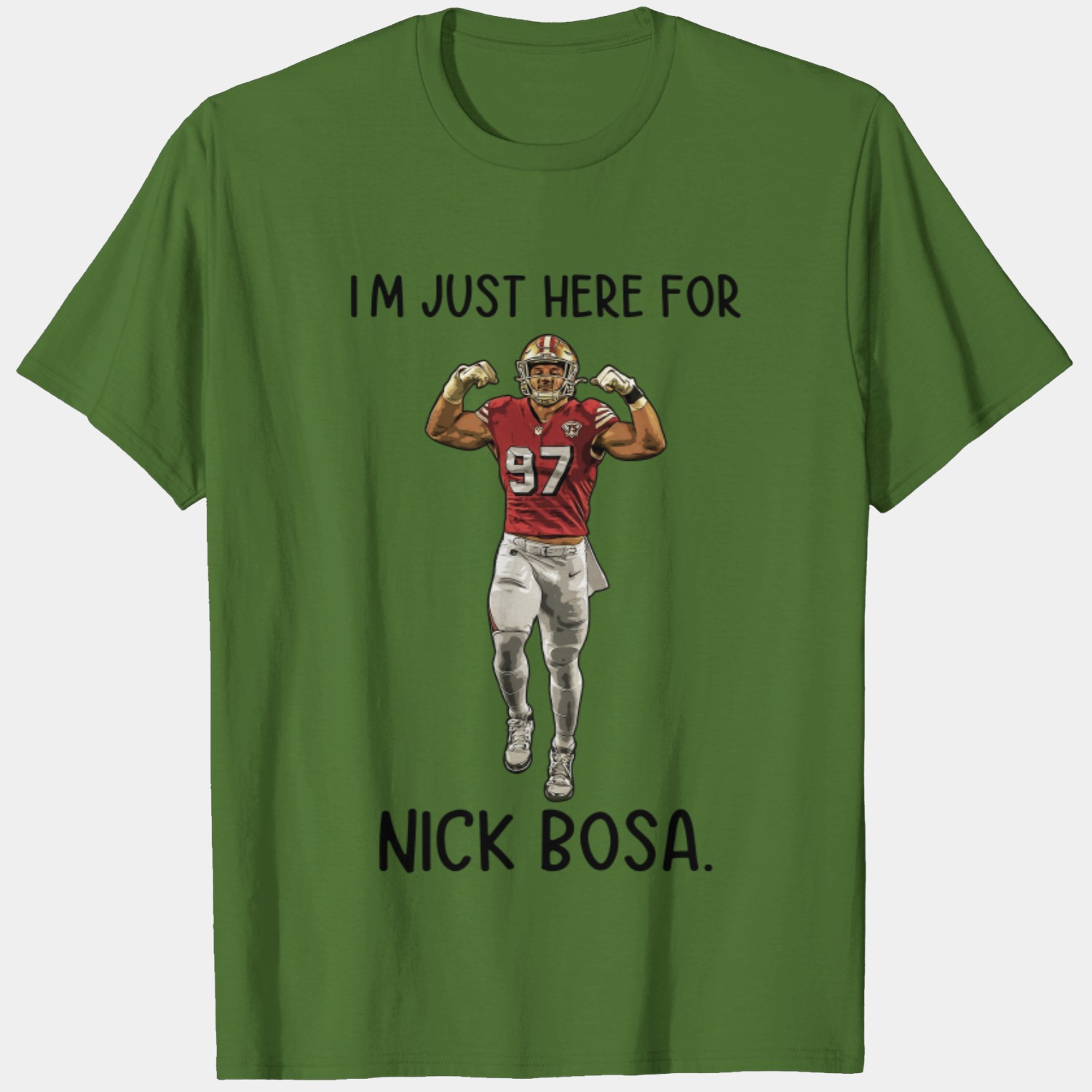 Nick Bosa 97 San Francisco 49ers football vintage poster shirt