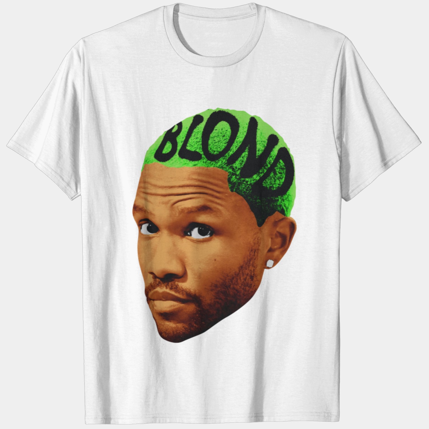 Frank Ocean T-shirt Rap Tee Jumbo Face Album Cover T-shirt