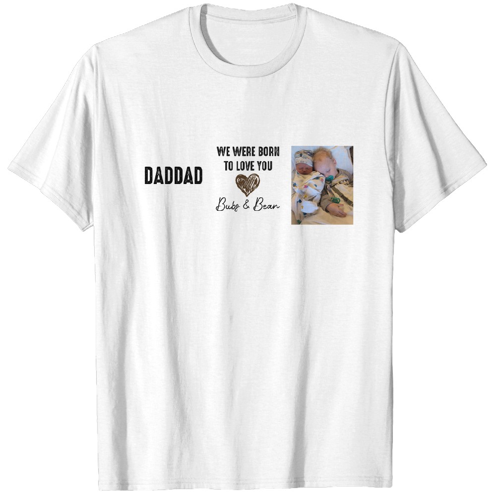 Discover I Was Born To Love You - Personalized Leather Photo Keychain T-Shirts