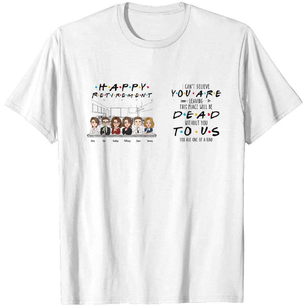 Discover You're Dead To Us Funny Coworker Retirement - Personalized Mug T-Shirts