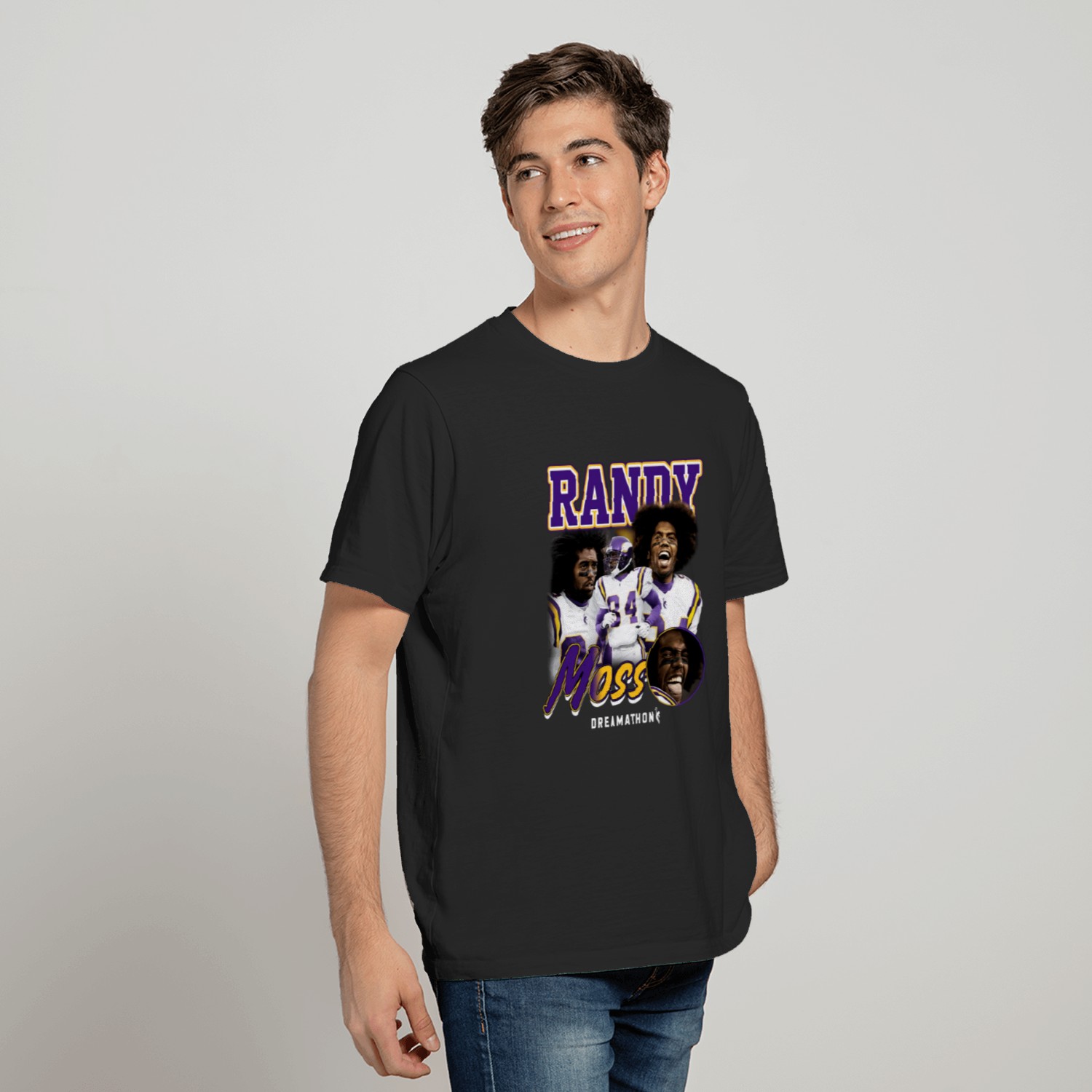 Vintage Justin Jefferson 90s Dreamathon T-Shirt - Trends Bedding