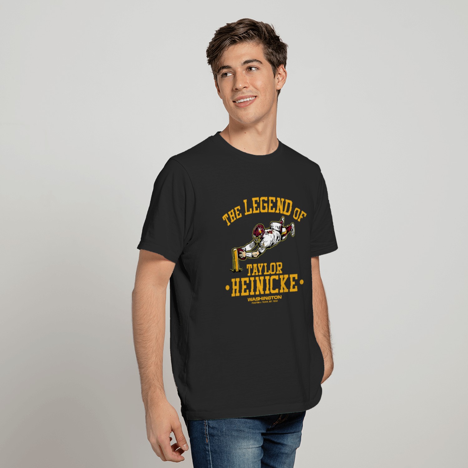 The Legend Of Taylor Heinicke Washington Football Team T-Shirts