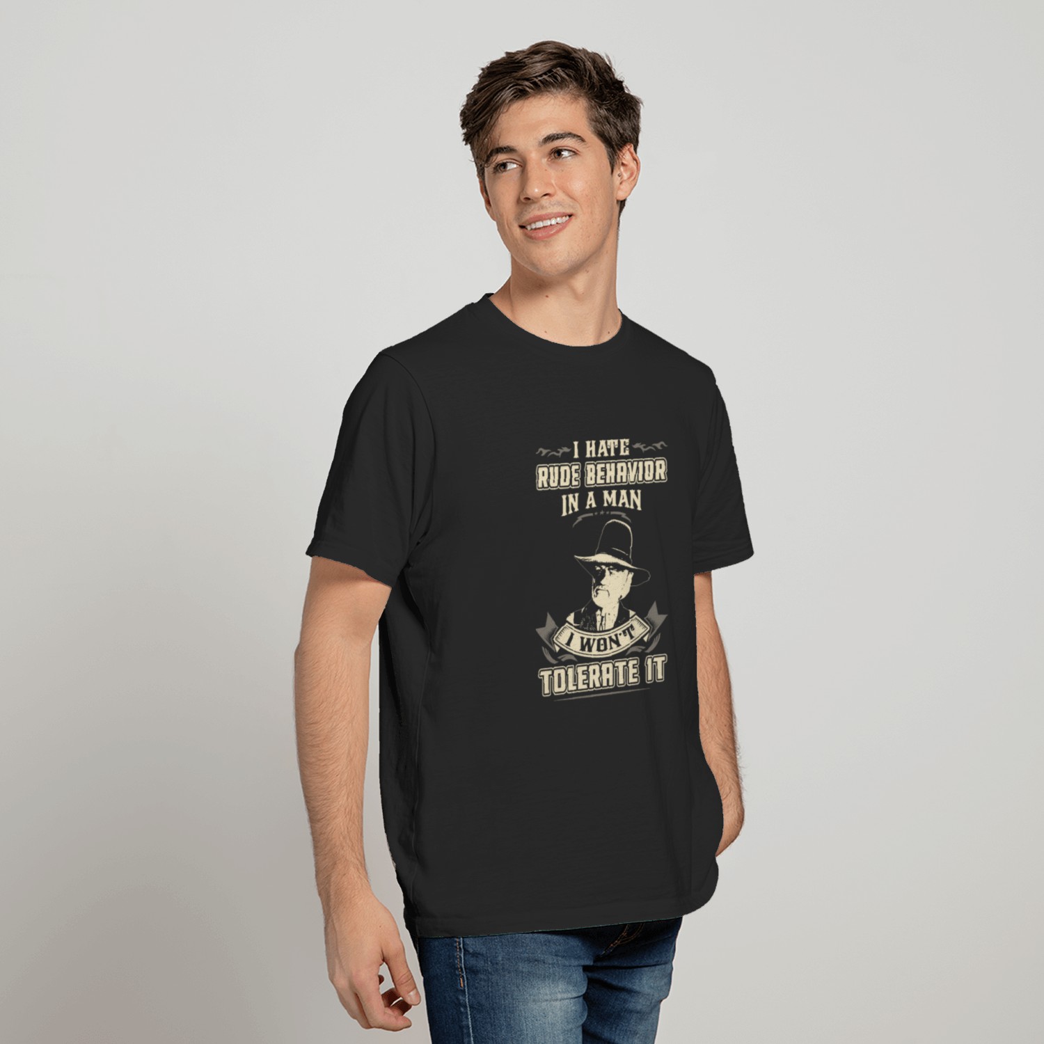 Lonesome Dove: I Hate Rude Behavior In A Man - Lonesome Dove - T-Shirt